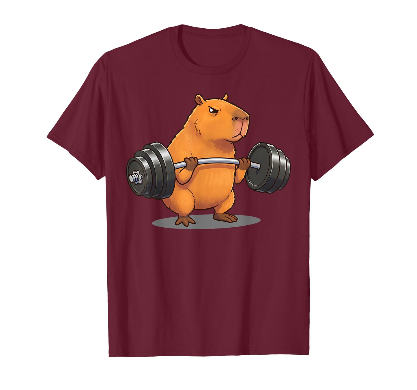 Deadlift Capybara Gym Funny Fitness Gifts Men Women Kids T-Shirt