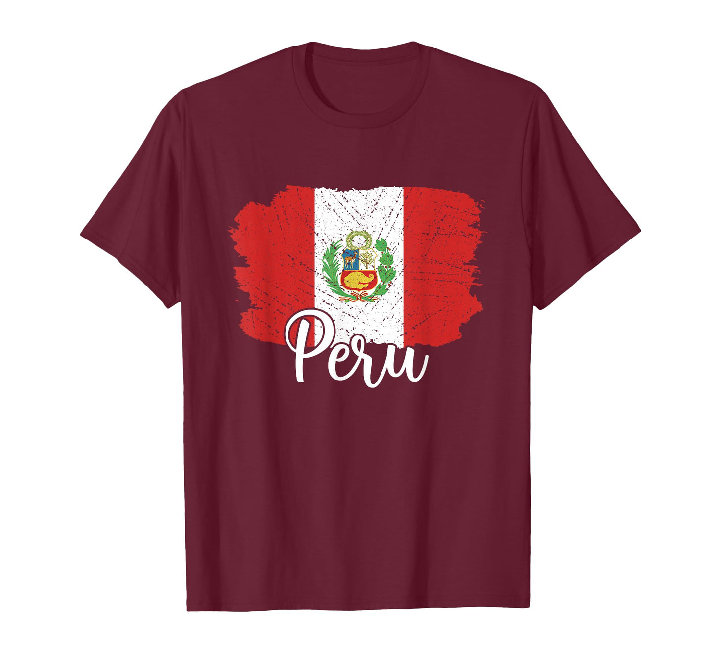 Peru Flag Men Women Kids Peru Country T-Shirt
