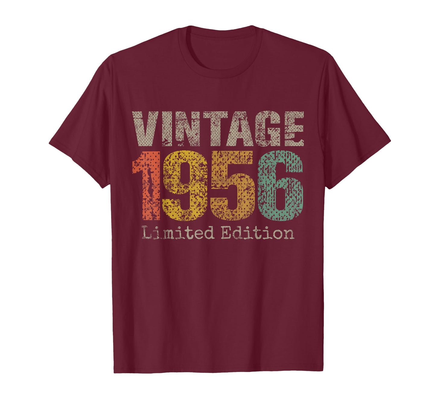 Vintage 1956 Limited Edition 69th Birthday Gifts 69 Year Old T-Shirt