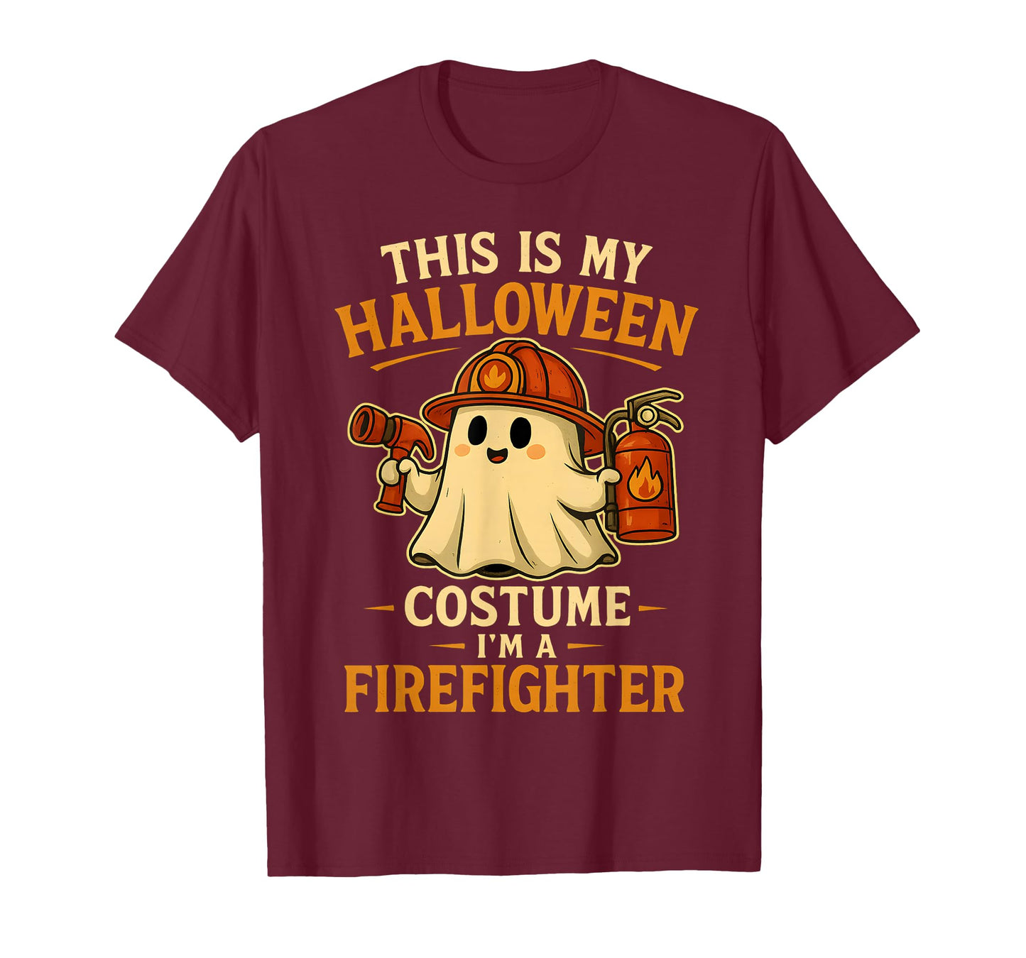 This is My Halloween Costume I’m a Firefighter Autumn T-Shirt