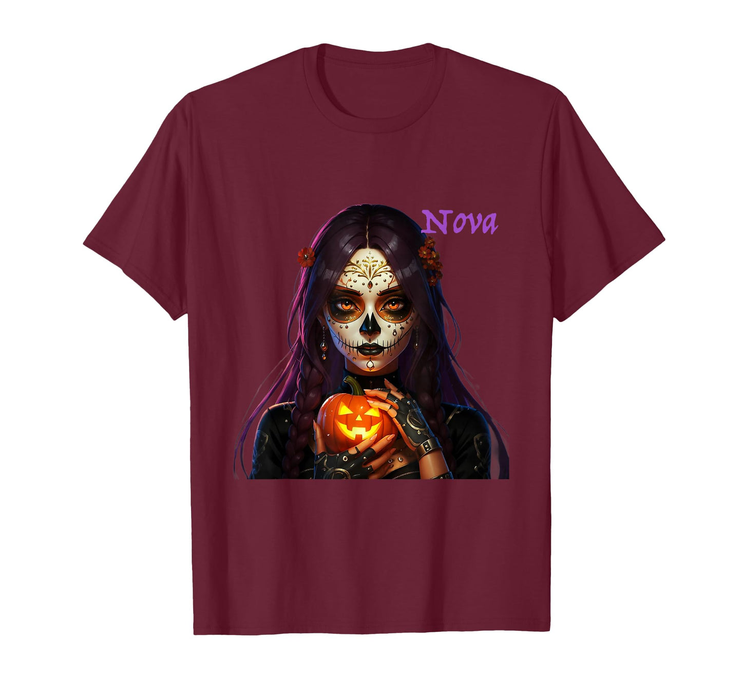 Dia de Los Muertos Nova Edition, Anime Art Design T-Shirt