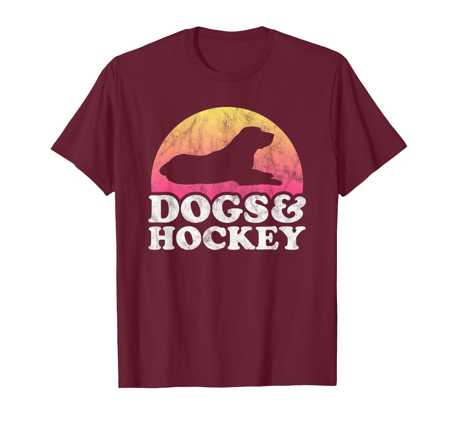 Dogs and Hockey Men's or Women's Dog T-Shirt