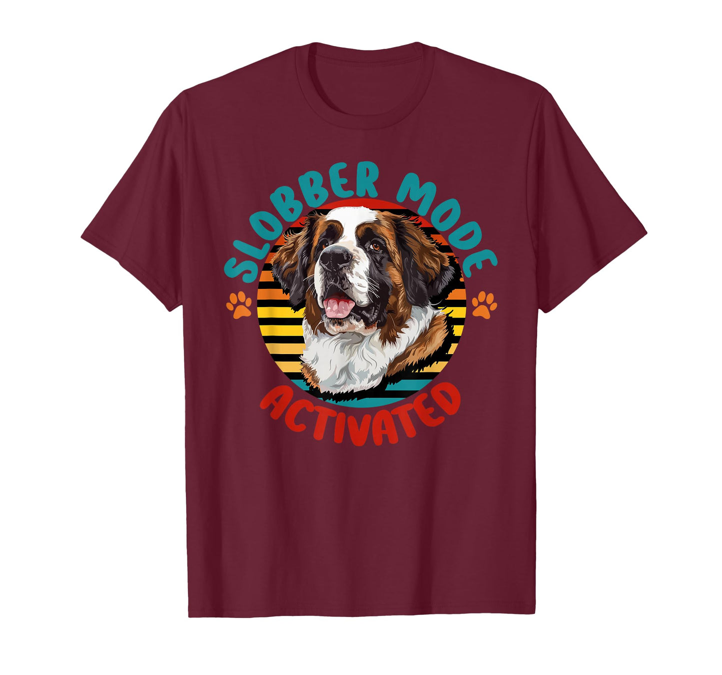 St Bernard Owner Funny Large Dog Slobber Saint Bernard Lover T-Shirt