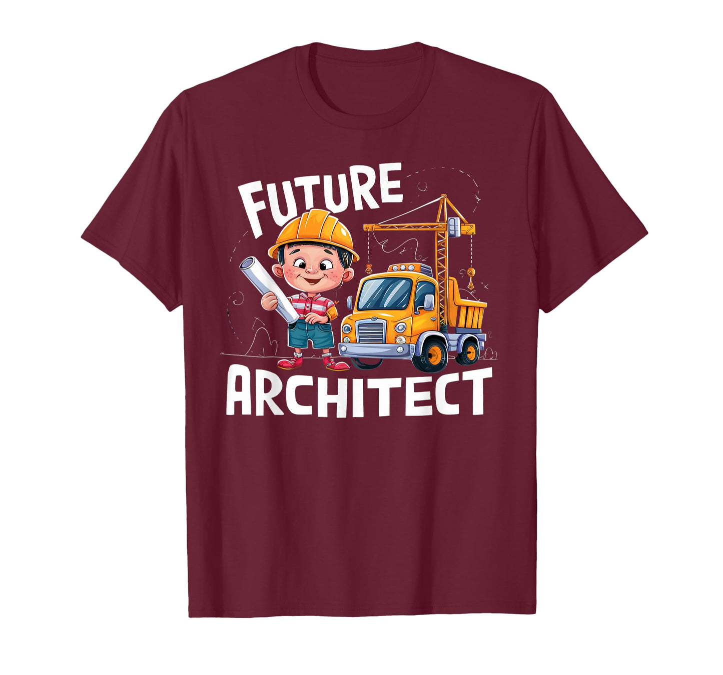 Future Architect Costume Pretend Play Kids Design T-Shirt