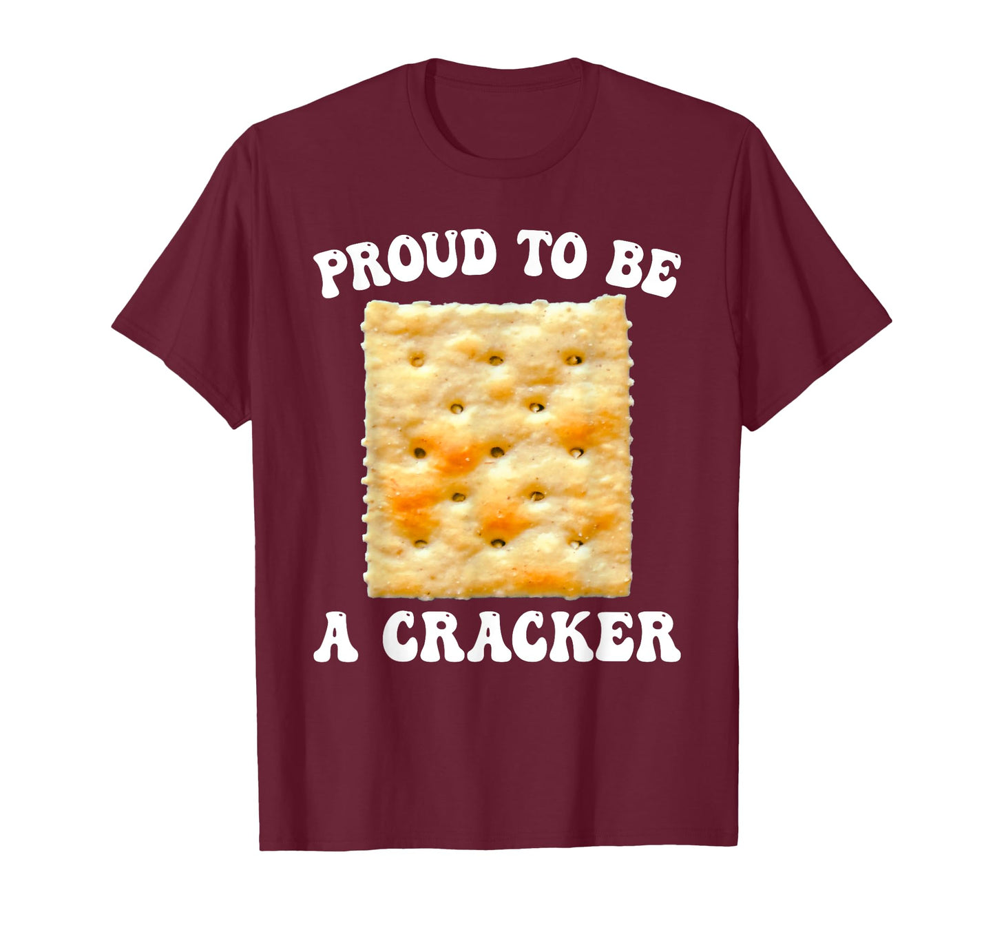 Proud to be a Cracker Funny Snack Halloween Biscuit Costume T-Shirt