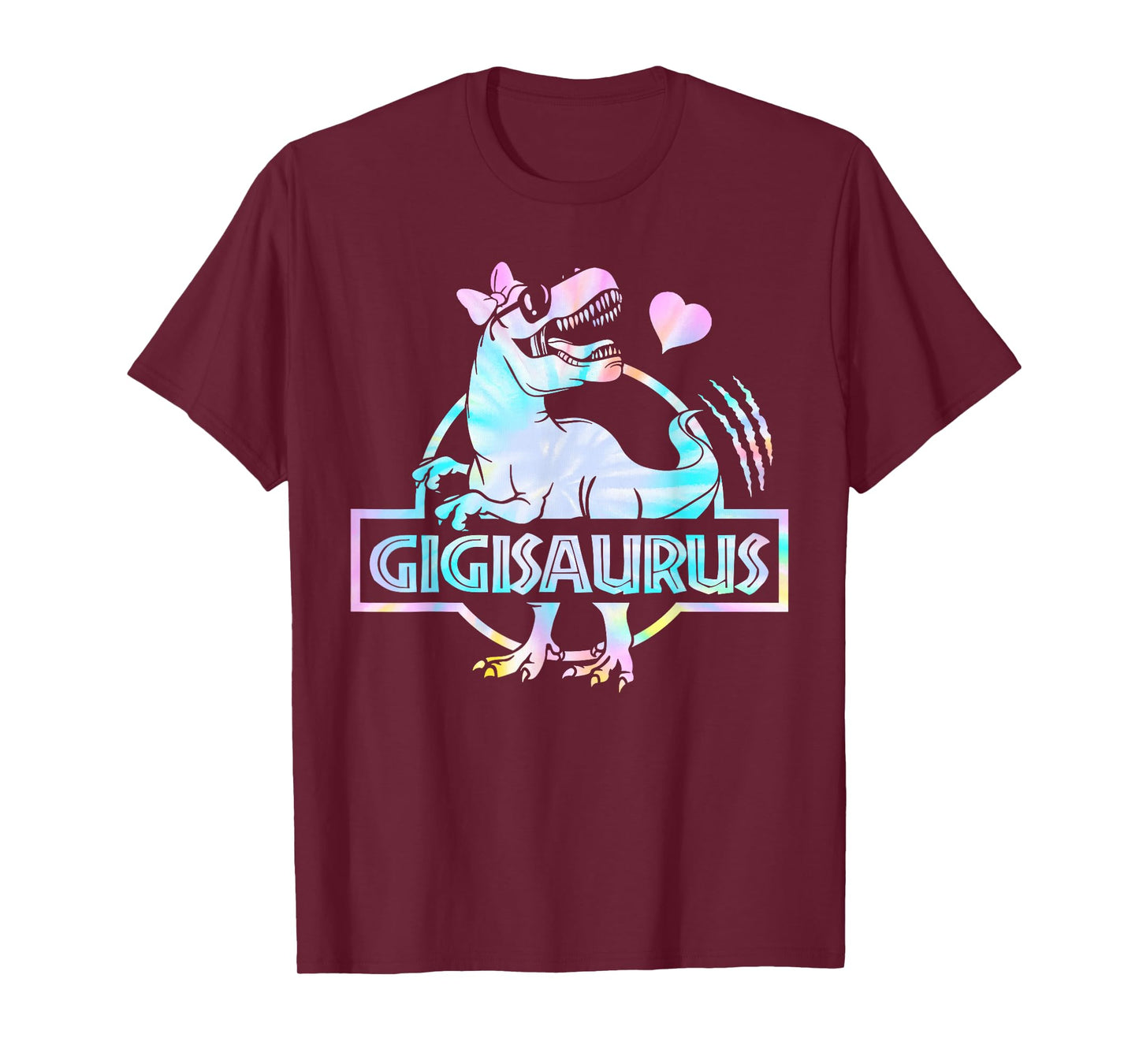 Gigisaurus T Rex Dinosaur Gigi Saurus Family Matching Women T-Shirt