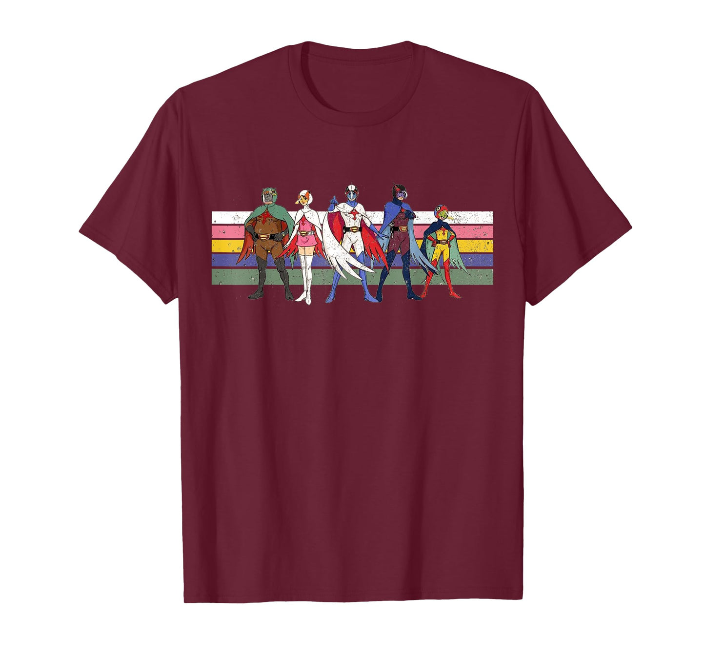 Battle of the planets G Force Retro Colour T-Shirt