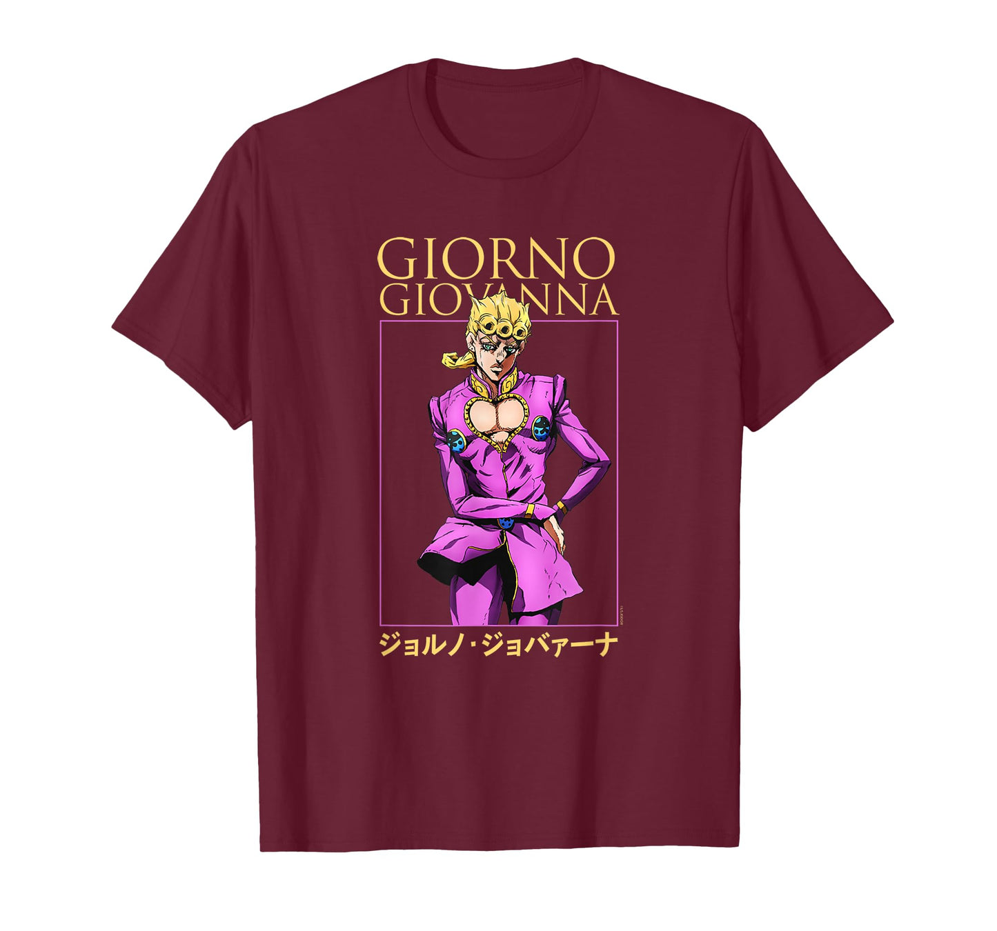 JoJo's Bizarre Adventure Giorno Giovanna Anime T-Shirt
