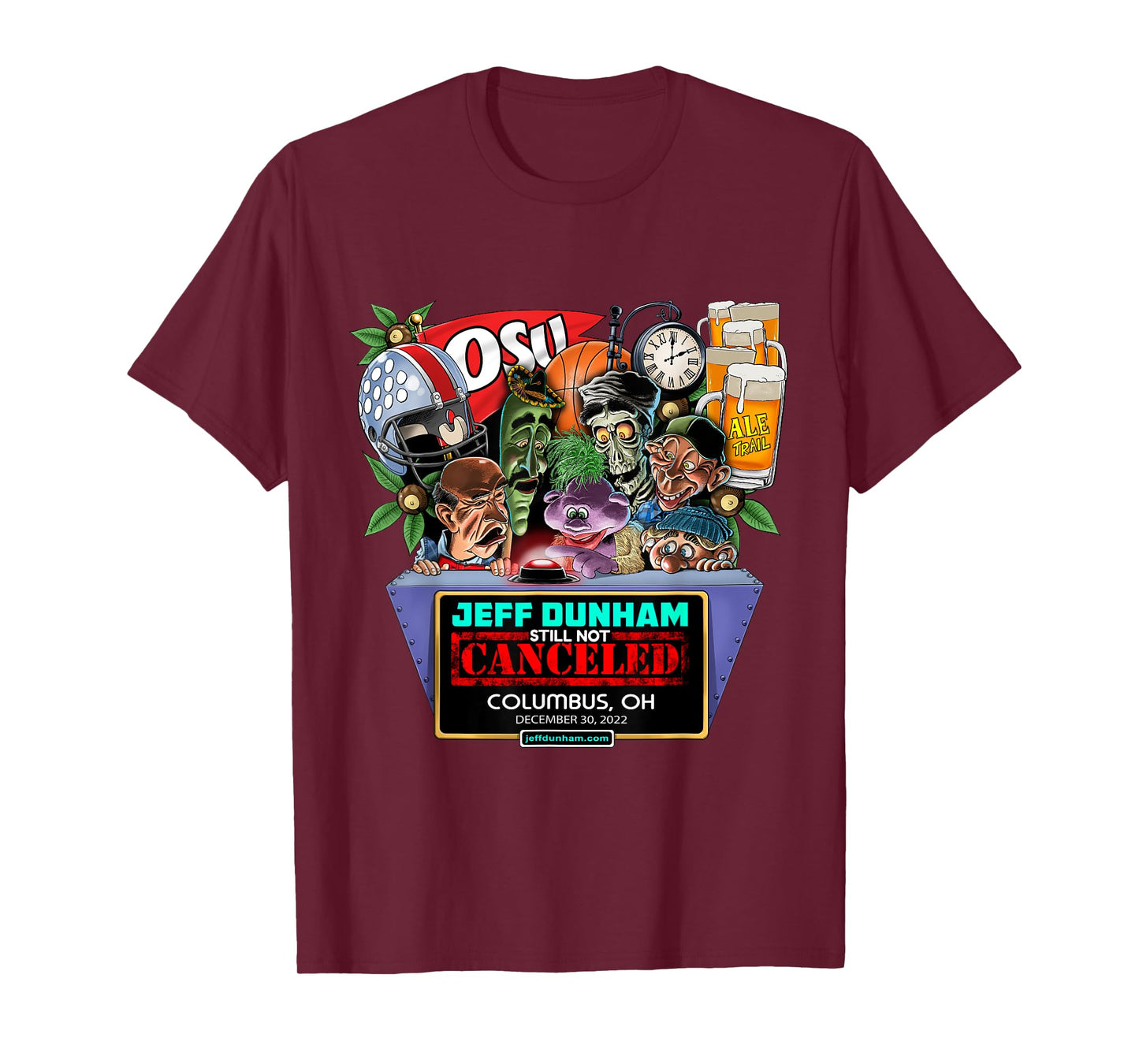 Jeff Dunham Columbus, OH (2022) T-Shirt