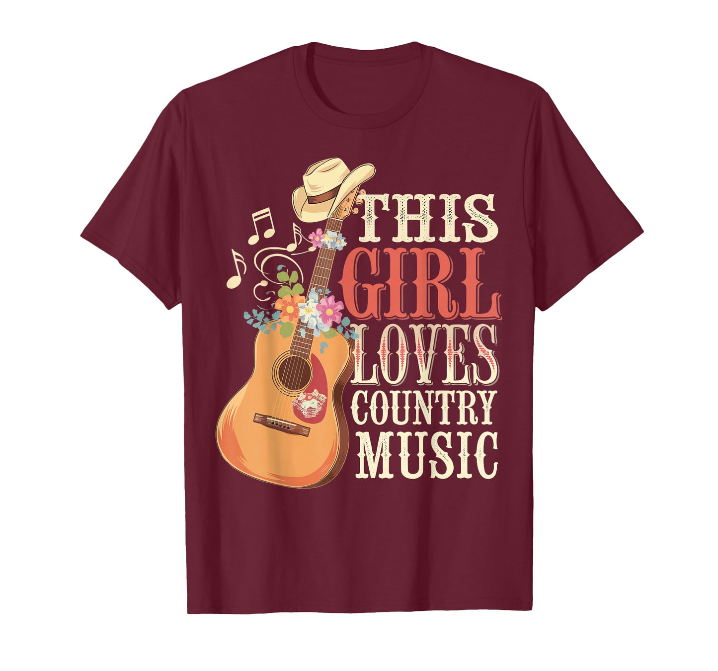 This Girl Loves Country Music T-Shirt