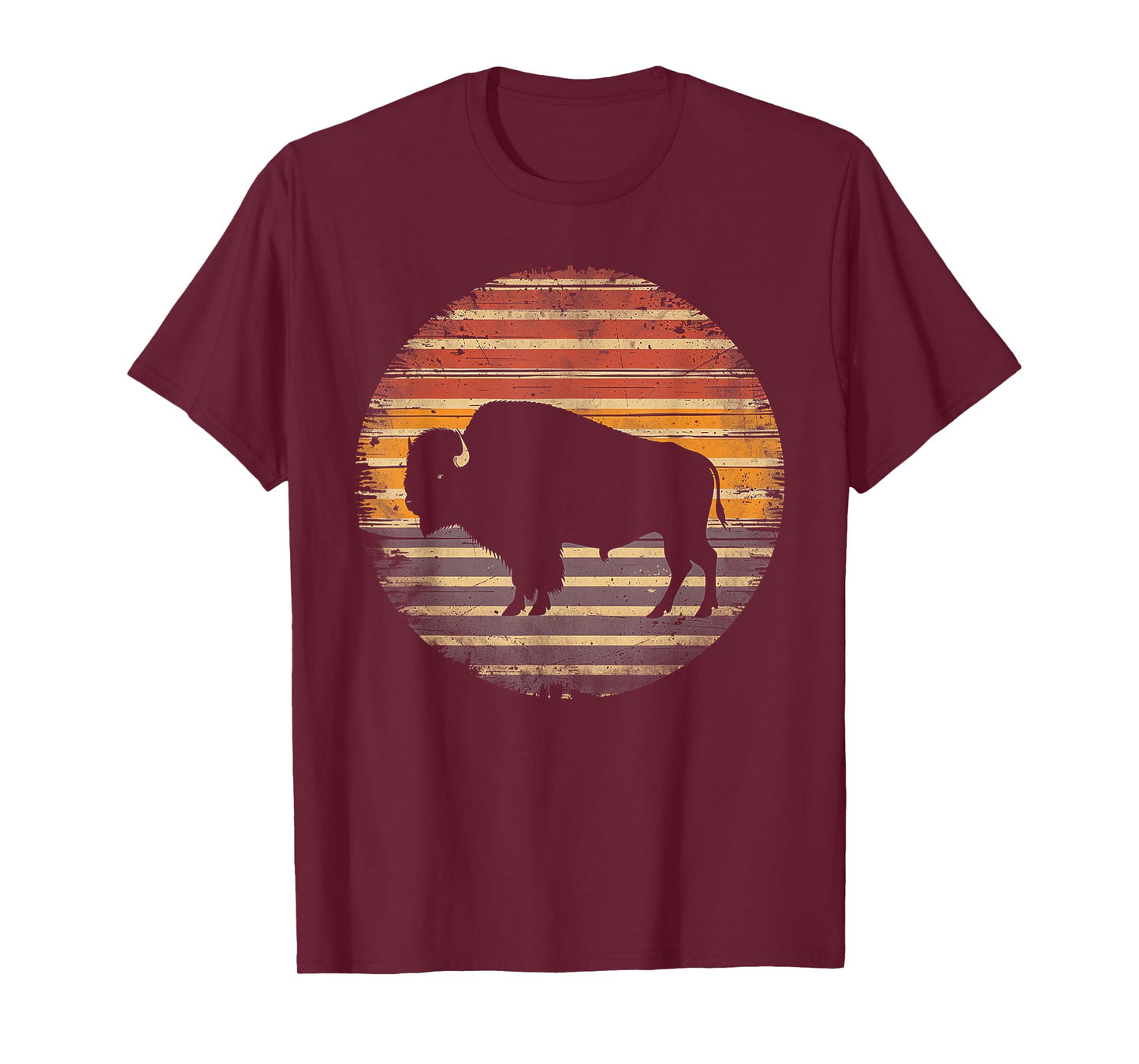 Buffalo Bison - Retro 70s 80s Graphic Vintage Men Women Kids T-Shirt