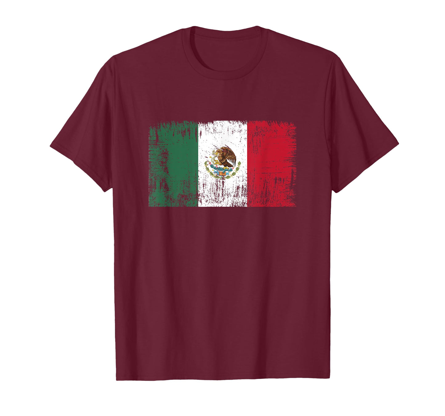Vintage Mexican Banner Fan Mexico Flag Retro T-Shirt