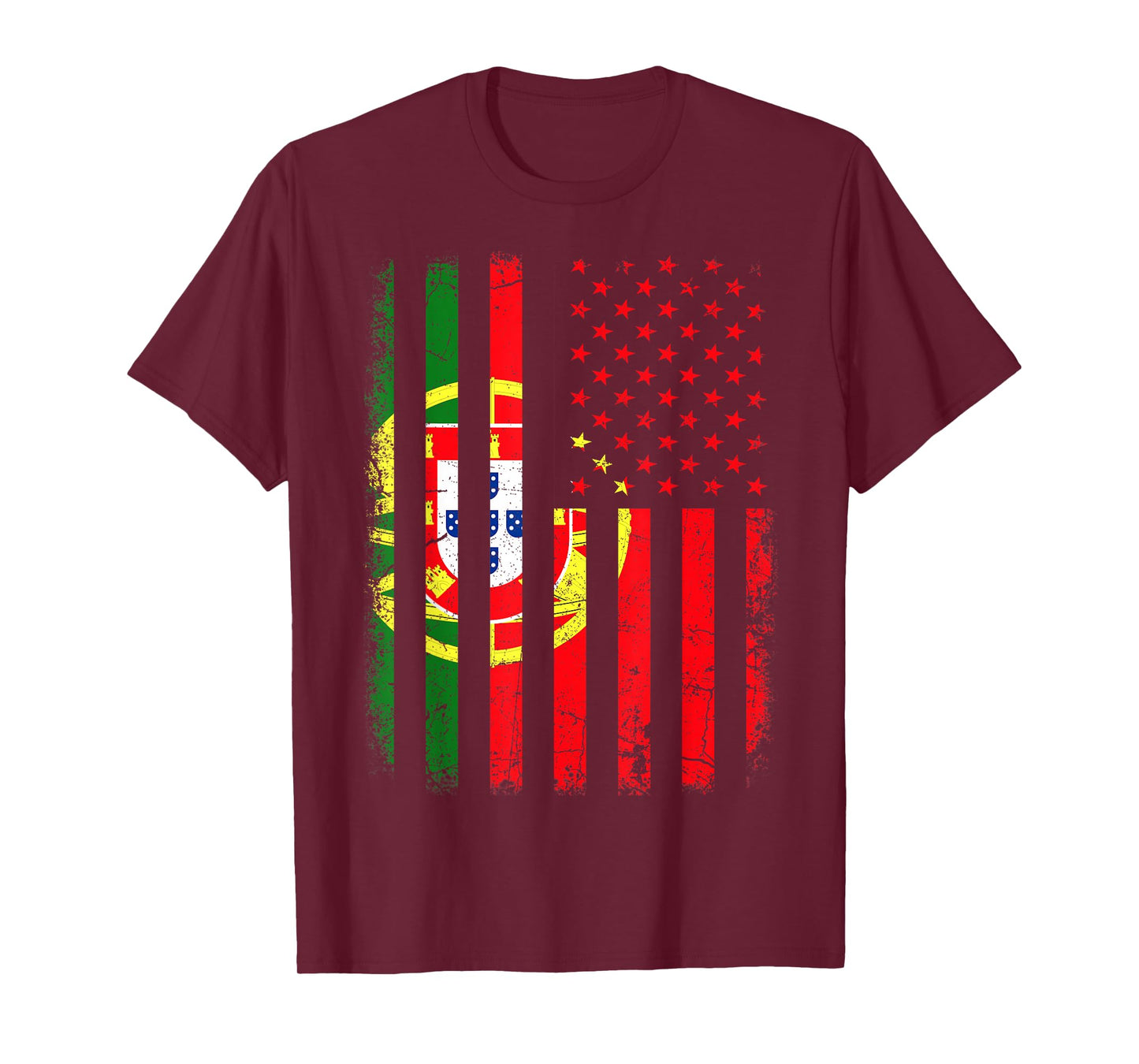 Portuguese American Flag Portugal America Pride Heritage T-Shirt