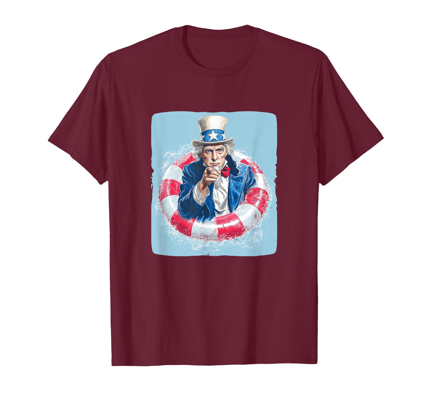 Sam and Pool Ring Look for US Colors Lovers T-Shirt