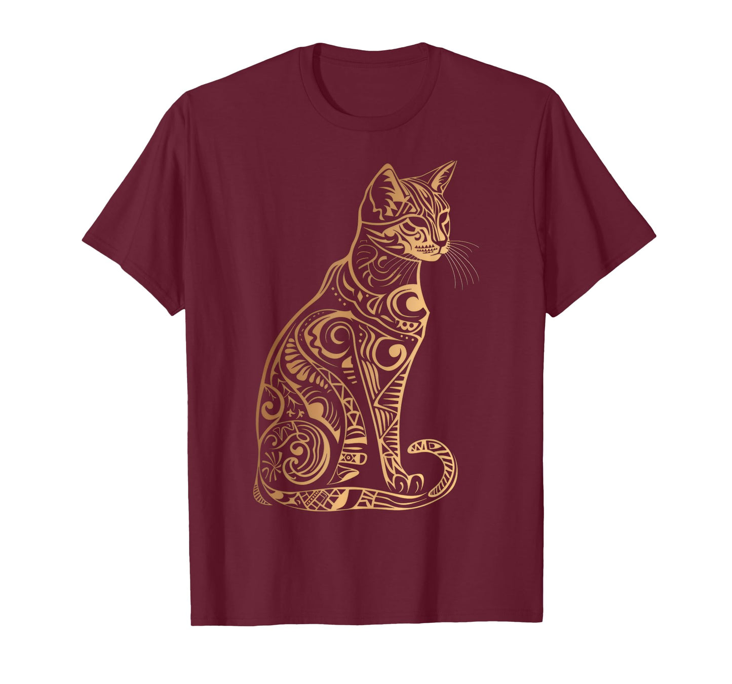 Cats Tribal Vintage Retro Graphic T-Shirt