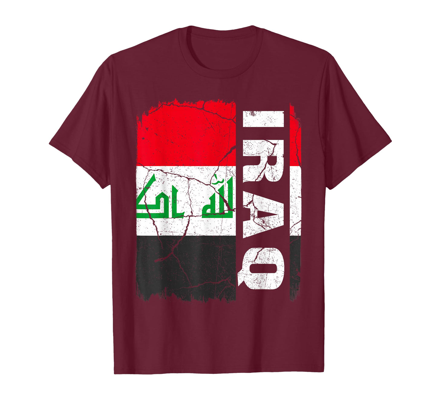 Vintage Iraqis Flag Iraq Pride Roots Heritage Gift T-Shirt