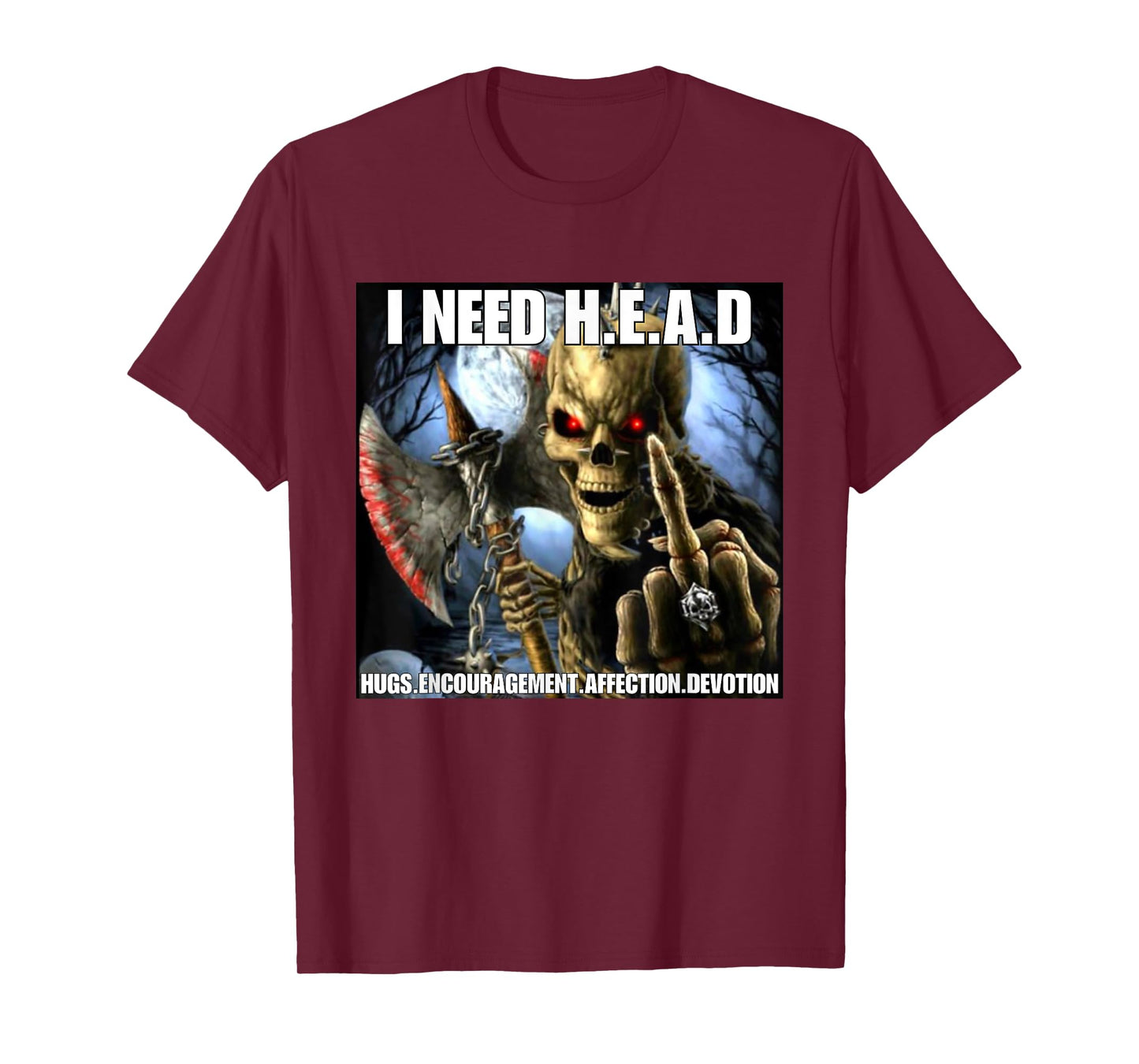 I Need Hugs Funny Cringe Hard Skeleton Meme T-Shirt