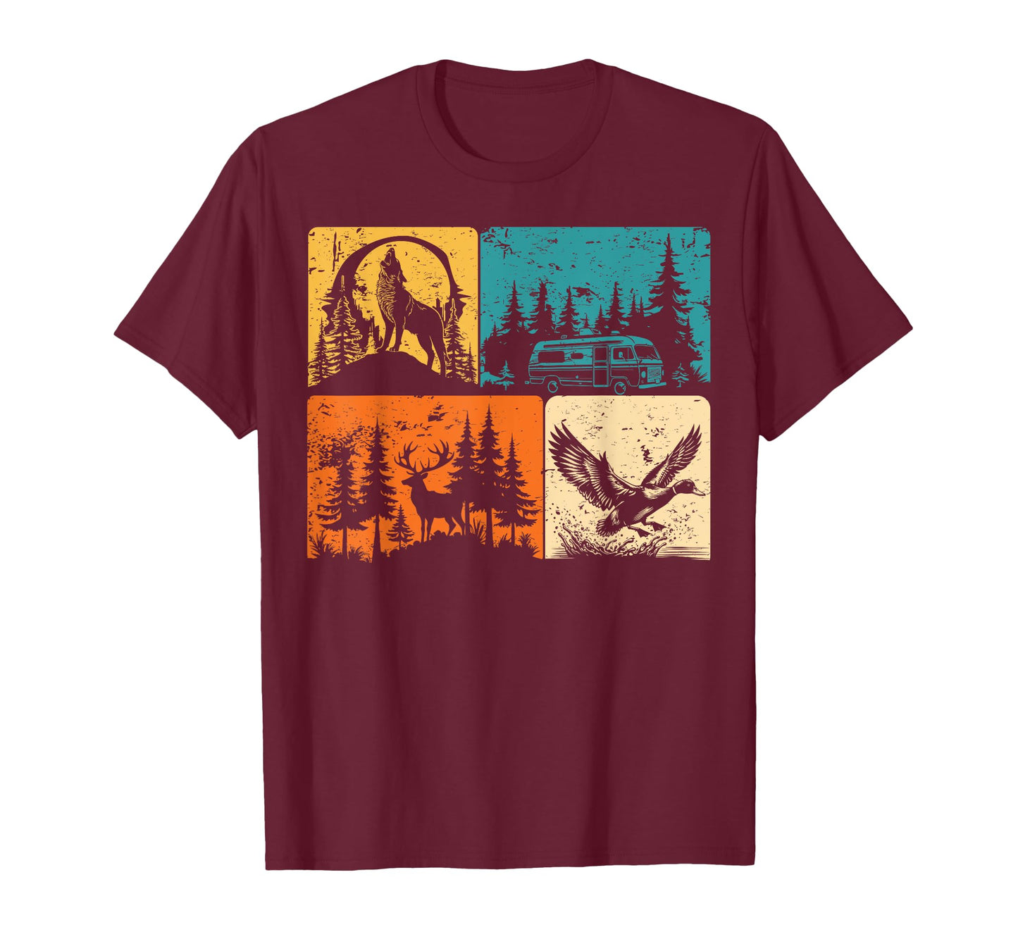 Wildlife Nature Vintage Forest T-Shirt