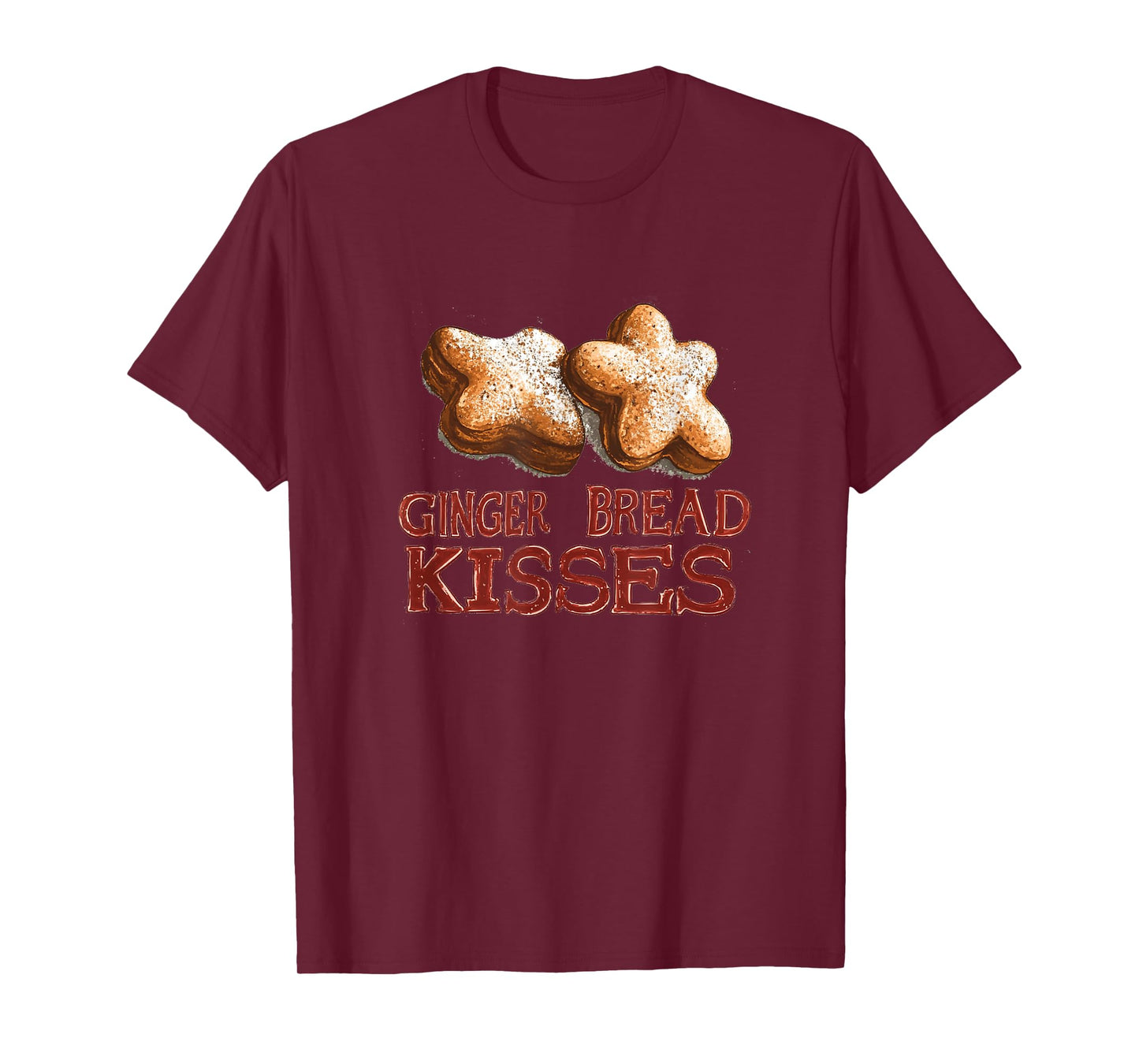 Funny Gingerbread Kisses Costume for Festive Days T-Shirt