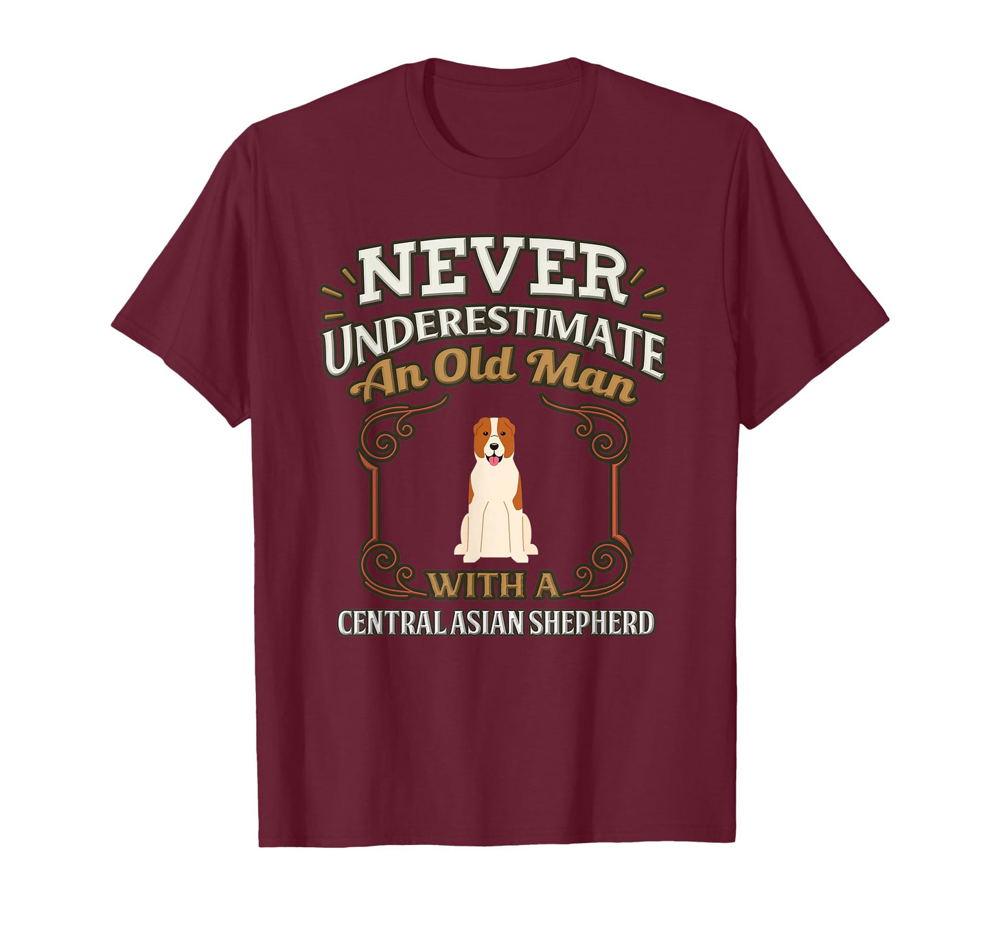 Central Asian Shepherd Father T Shirt T-Shirt