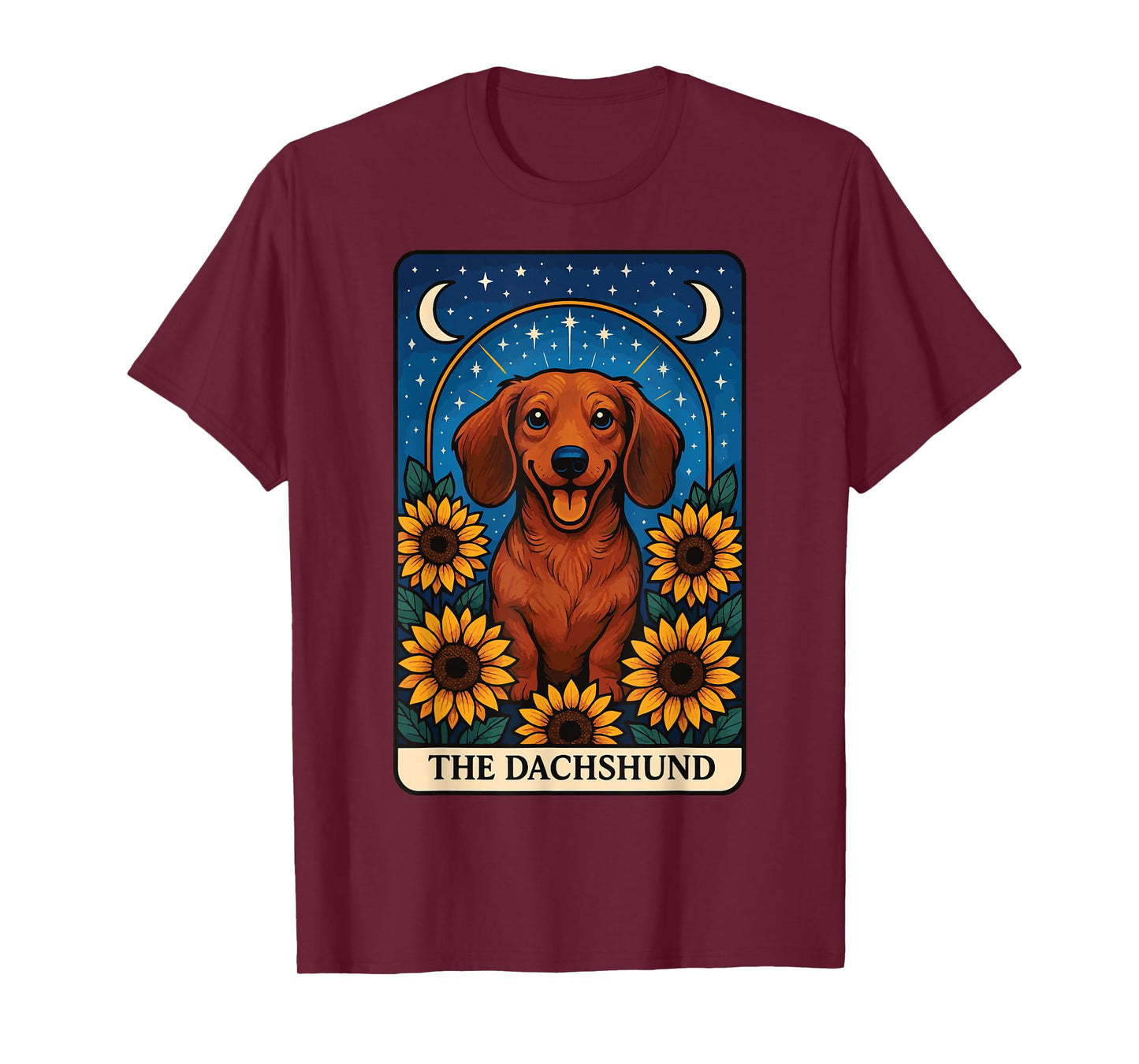 The Dachshund Tarot Card T-Shirt