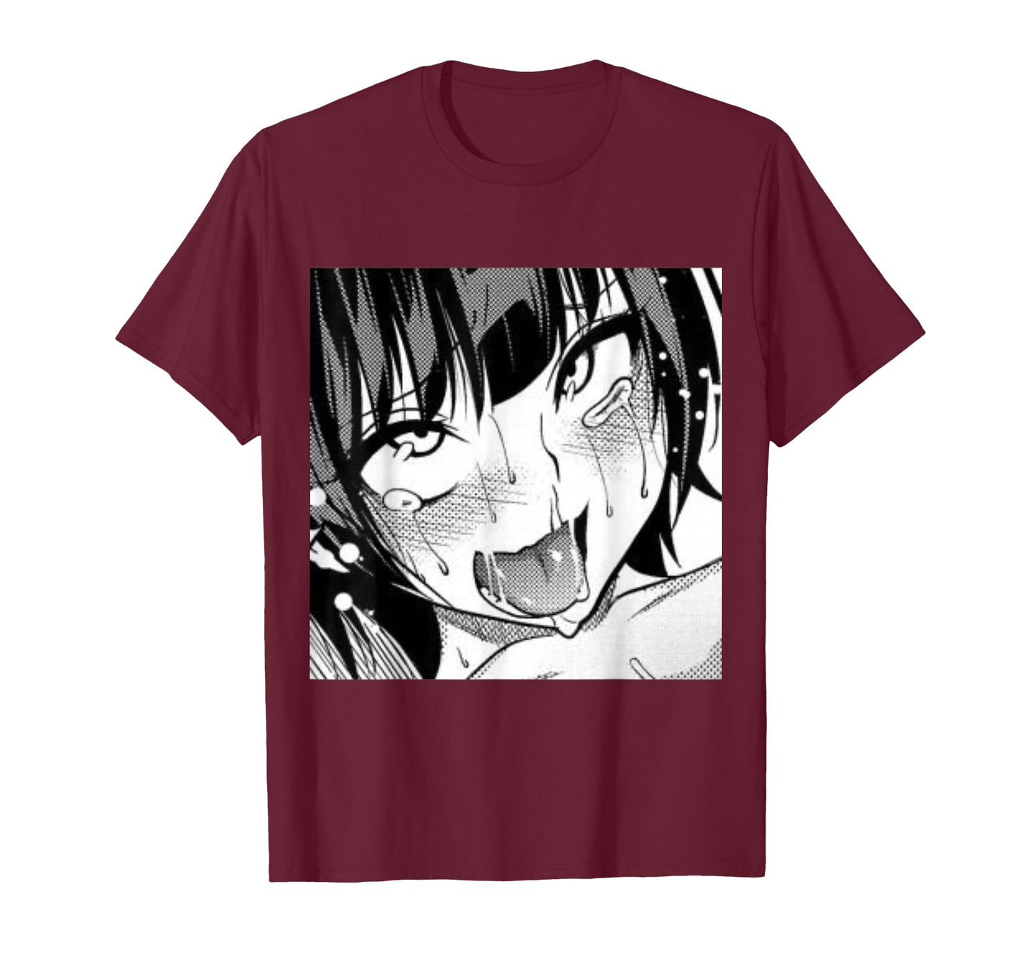 Ahegao Anime Girl with Tongue and Hands Out Weeb T-Shirt T-Shirt