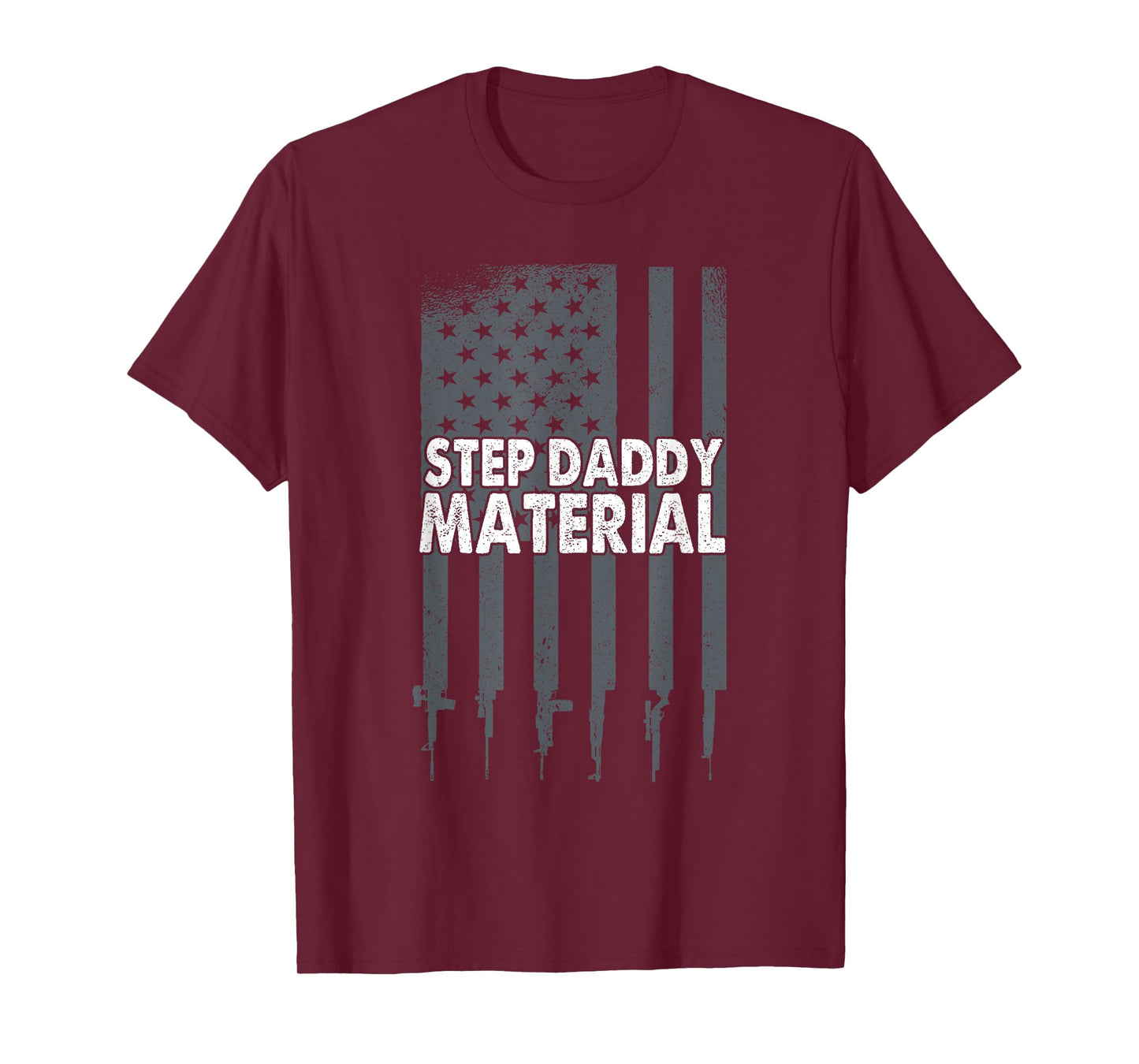 Best Stepdad Father's Day Step Daddy Material T-Shirt