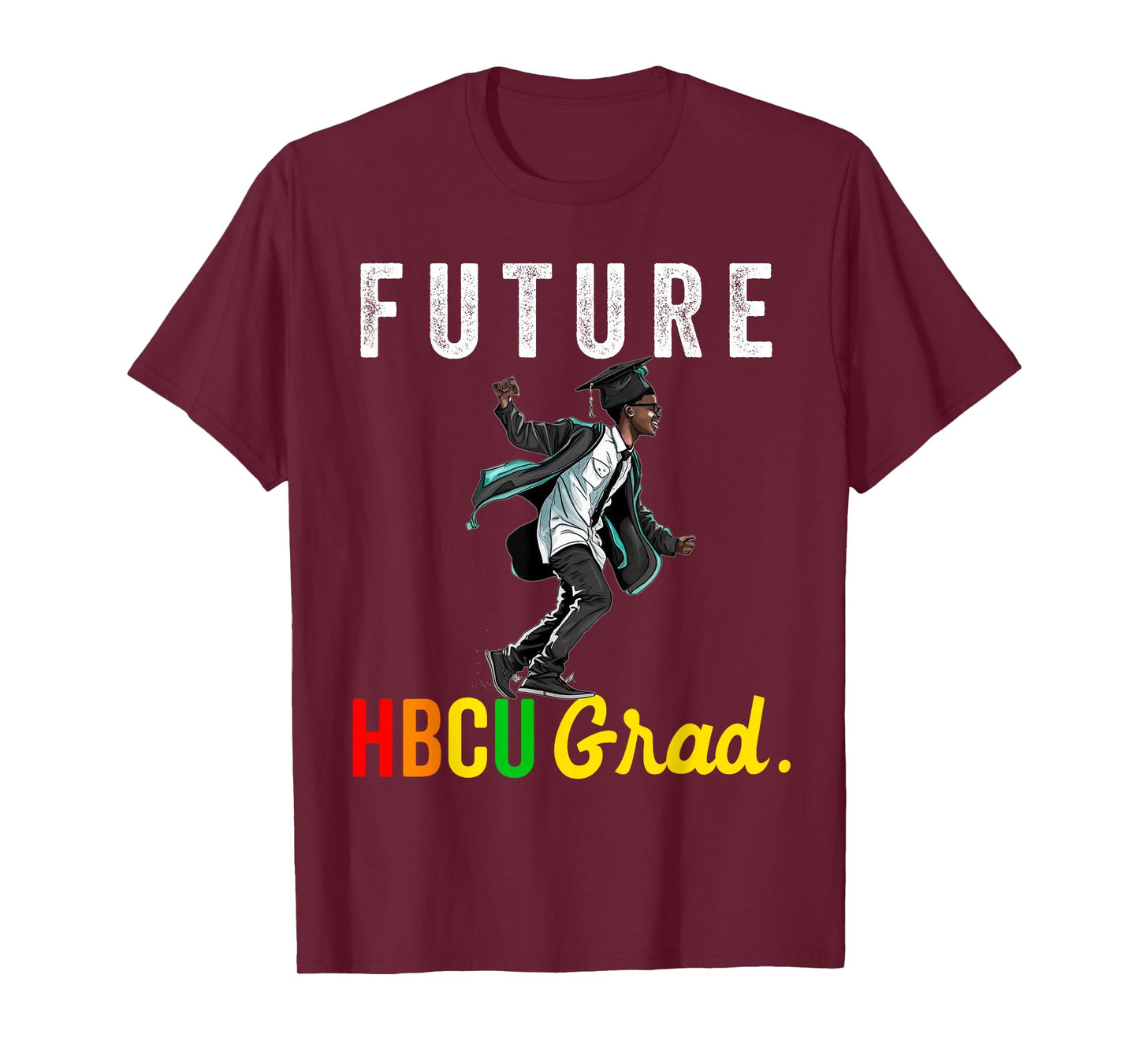 Future HBCU Grad History Black College Youth Kids Boy T-Shirt
