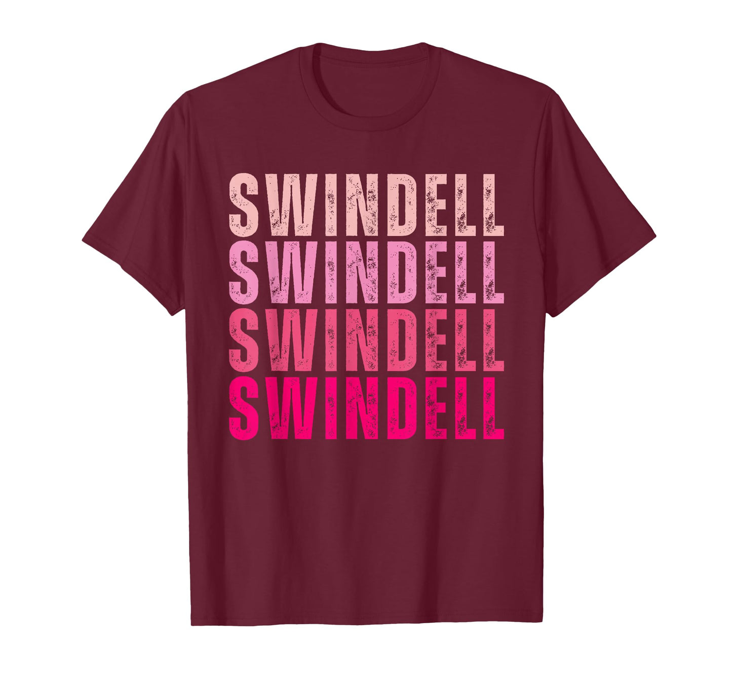 Swindell Personalized Name I Love Swindell Vintage T-Shirt