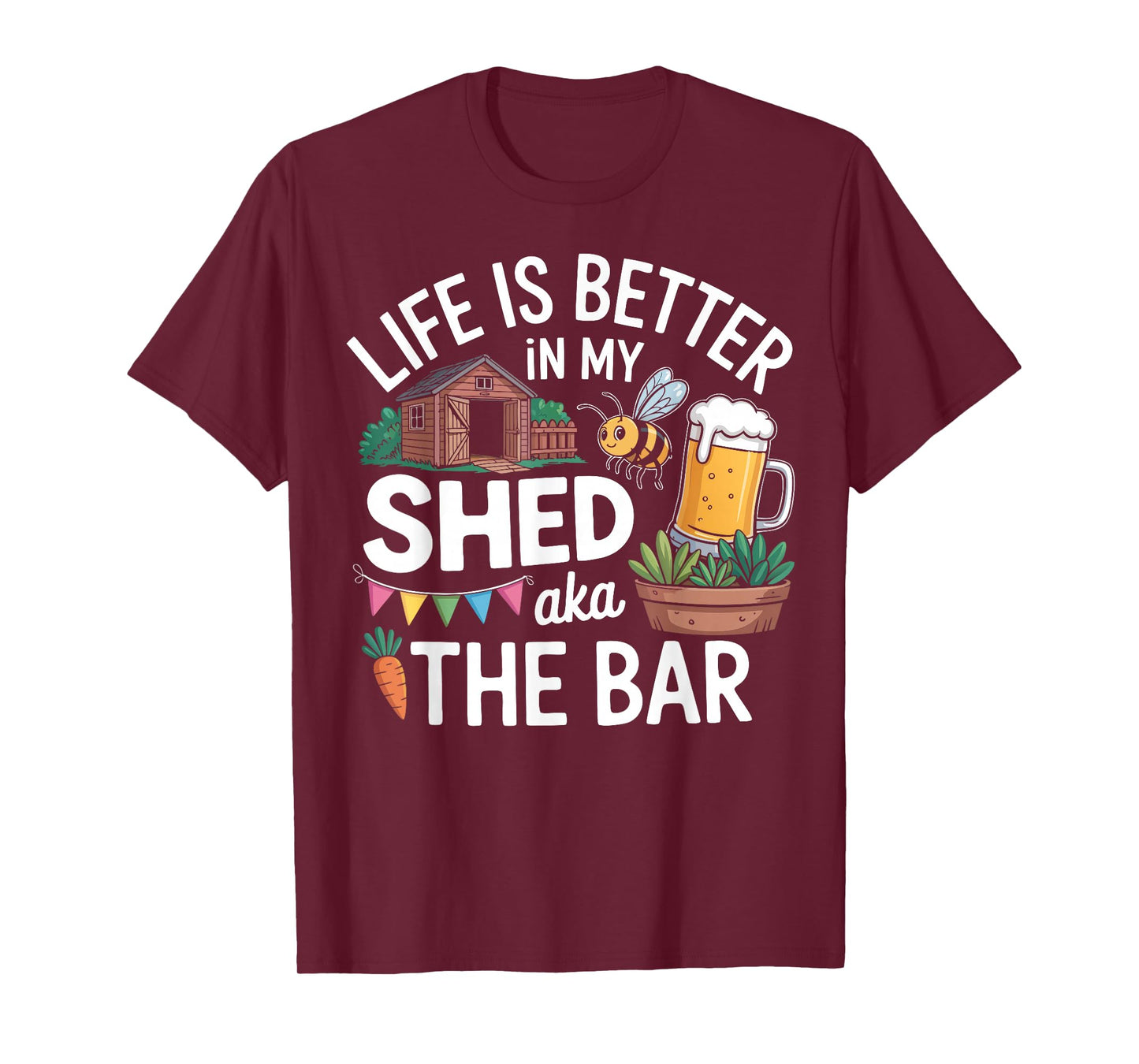 Garden Pub Lover Shed Bar T-Shirt