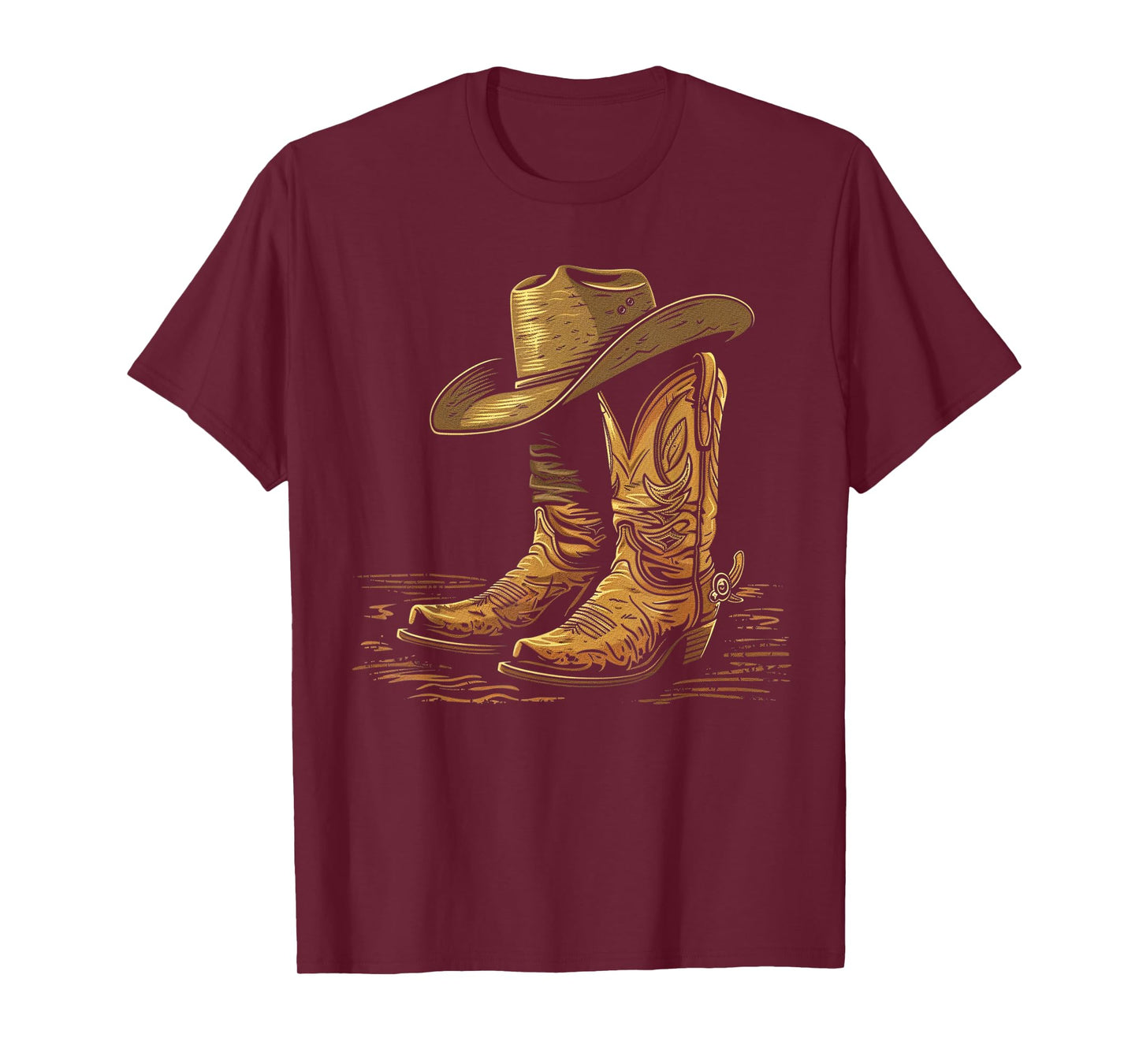 Howdy Cowboy Western Men Rodeo Texas Shirts T-Shirt
