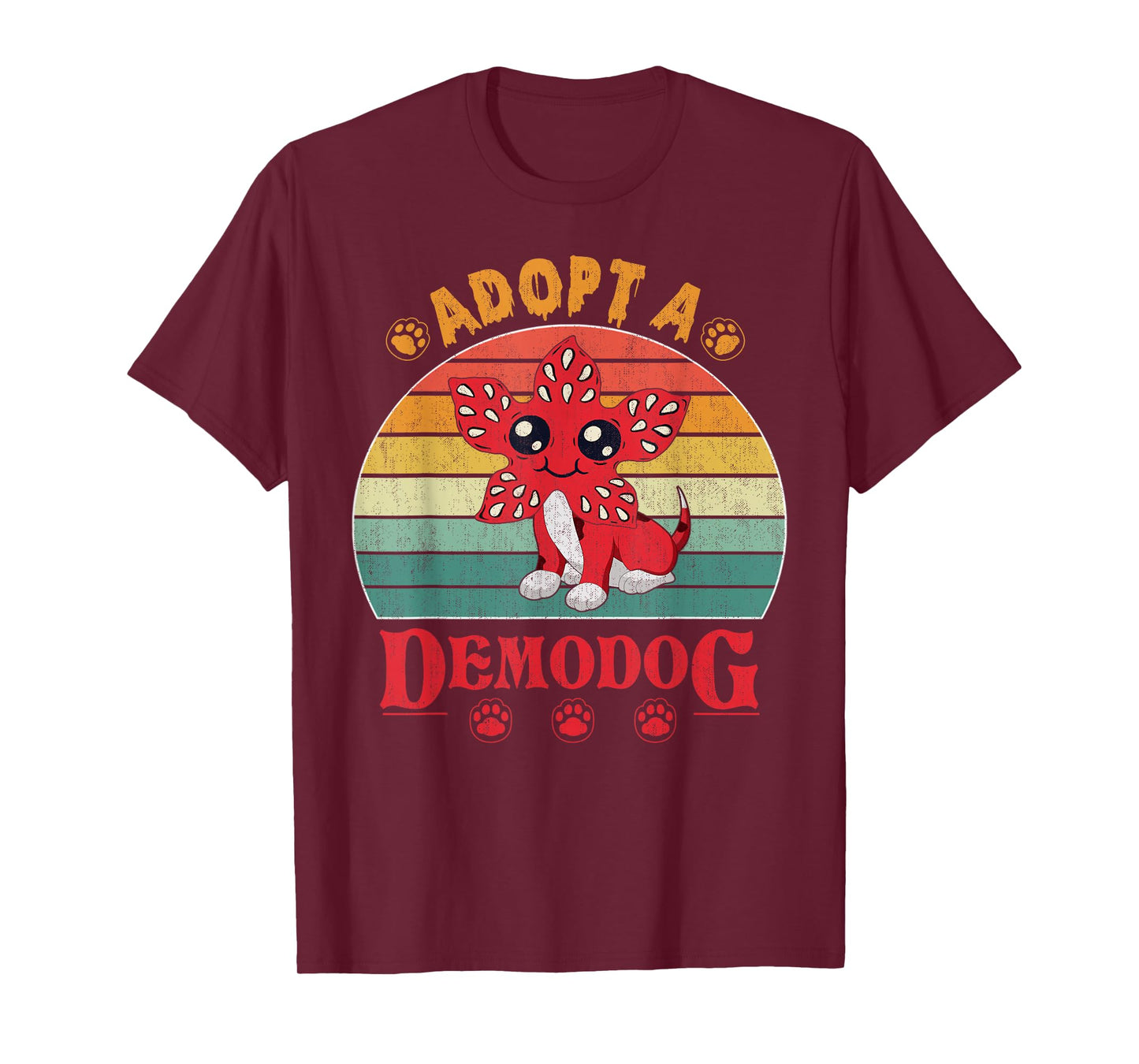 Adopt a demodog Funny Dog Lovers for Men Women Kids T-Shirt