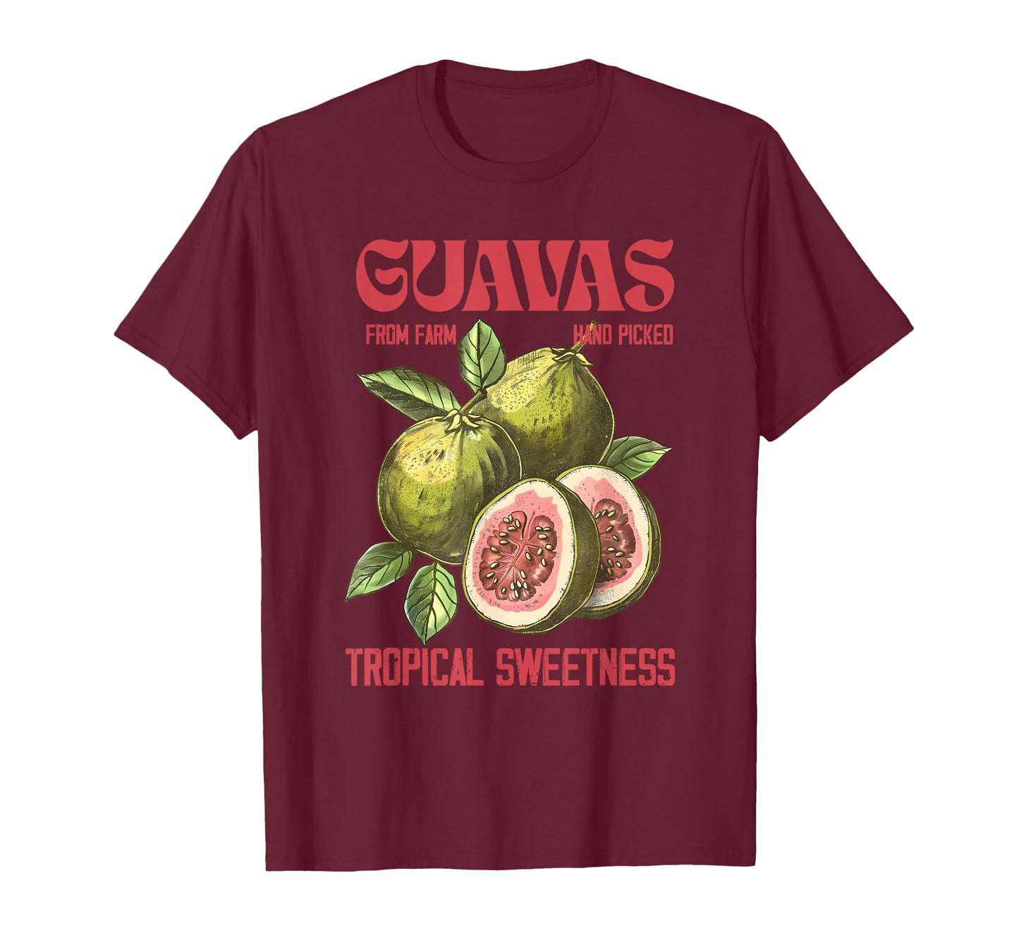 Guavas Retro Commercial Graphic Tee, Vintages Guavas Label T-Shirt