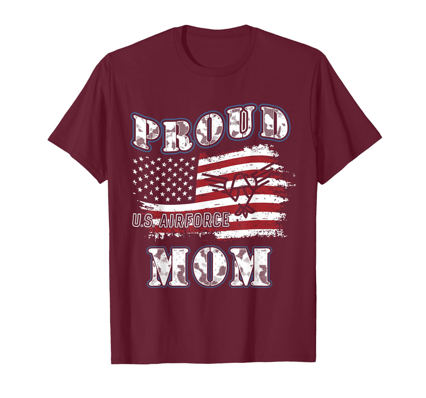 US Air Force Mom's Gift T-Shirt Proud Army Mom T-Shirt