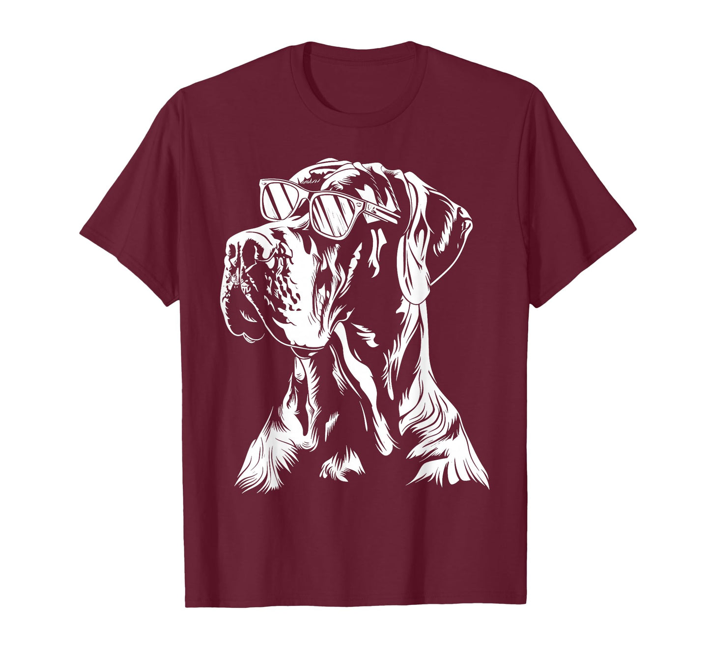 Great Dane Sunglasses Funny Dog Mom Dad T-Shirt