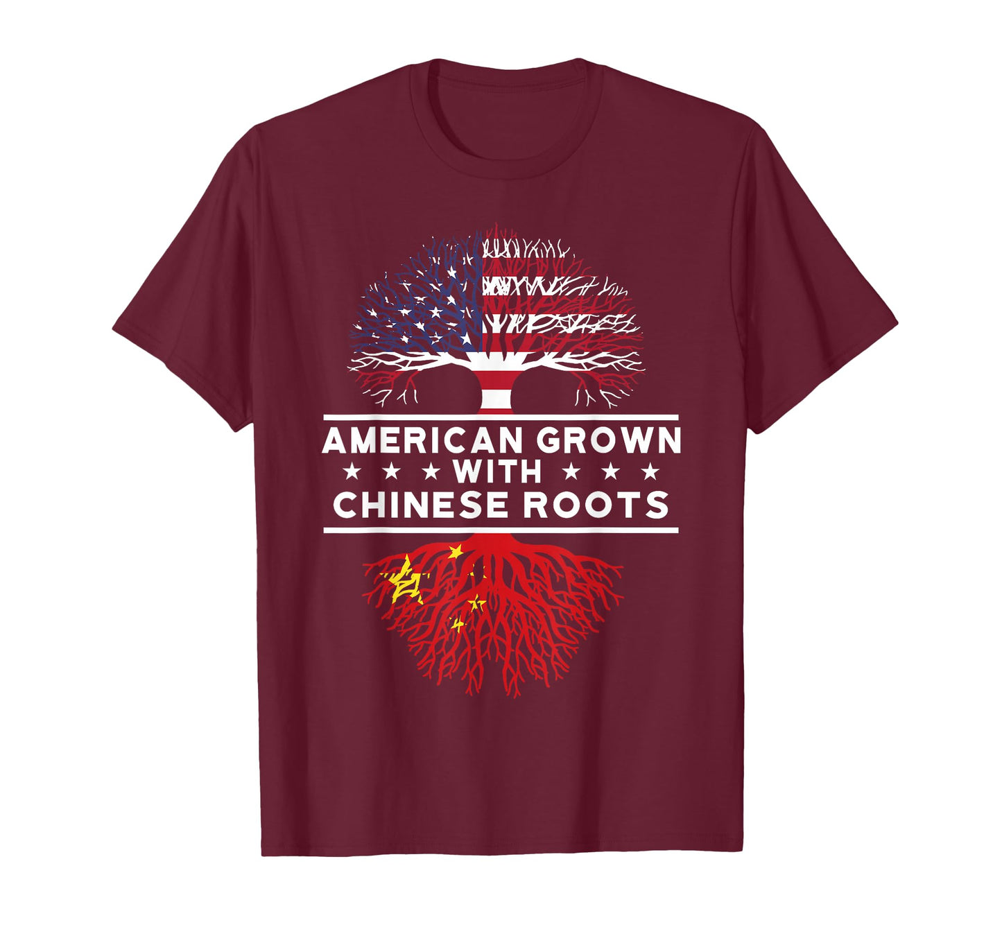 American Grown with Chinese Roots - China T-Shirt