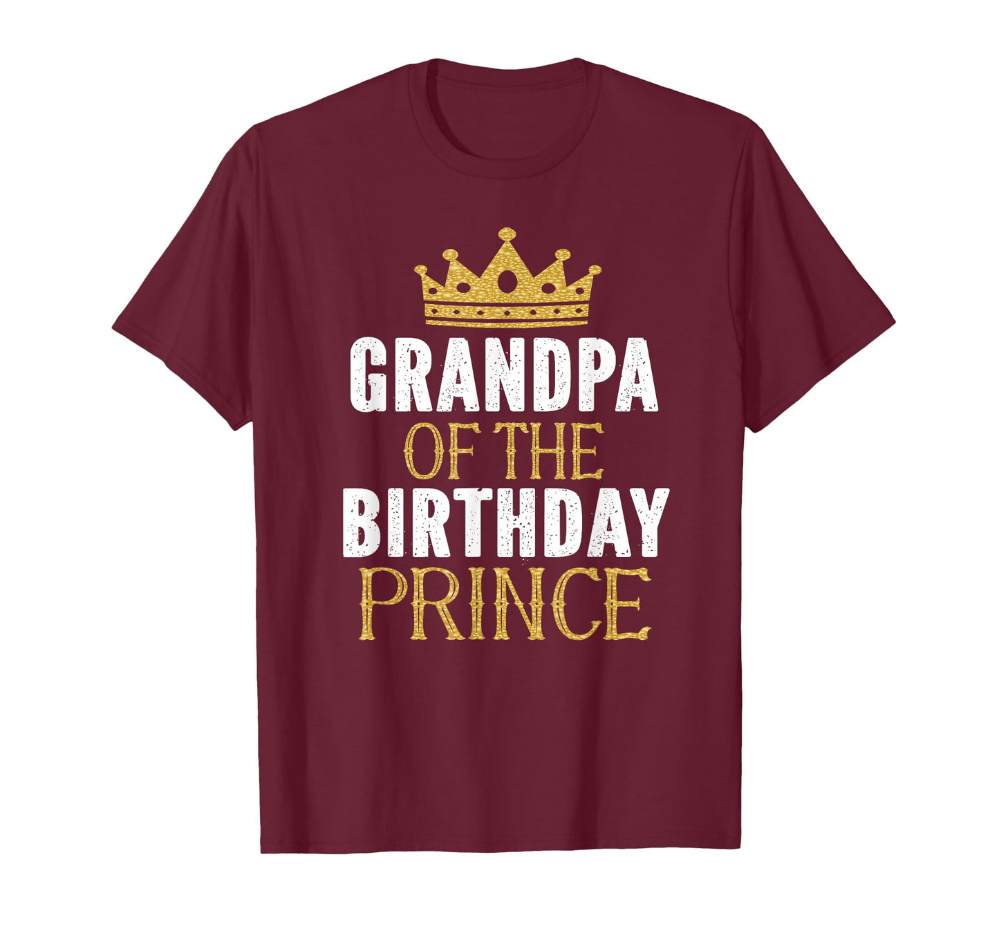 Grandpa Of The Birthday Prince Boys Bday Party Gift For Him T-Shirt