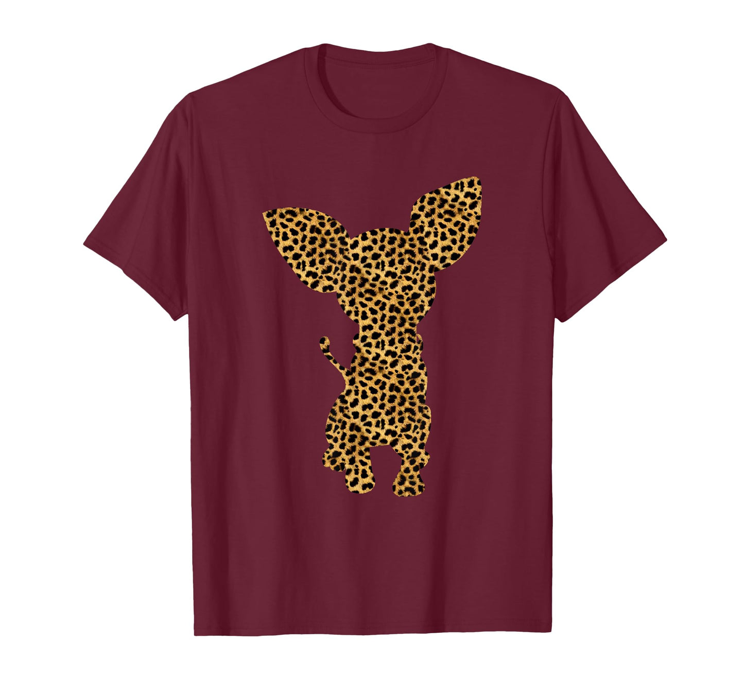 Chihuahua Leopard Print Dog Pup Animal Lover Women Gift T-Shirt