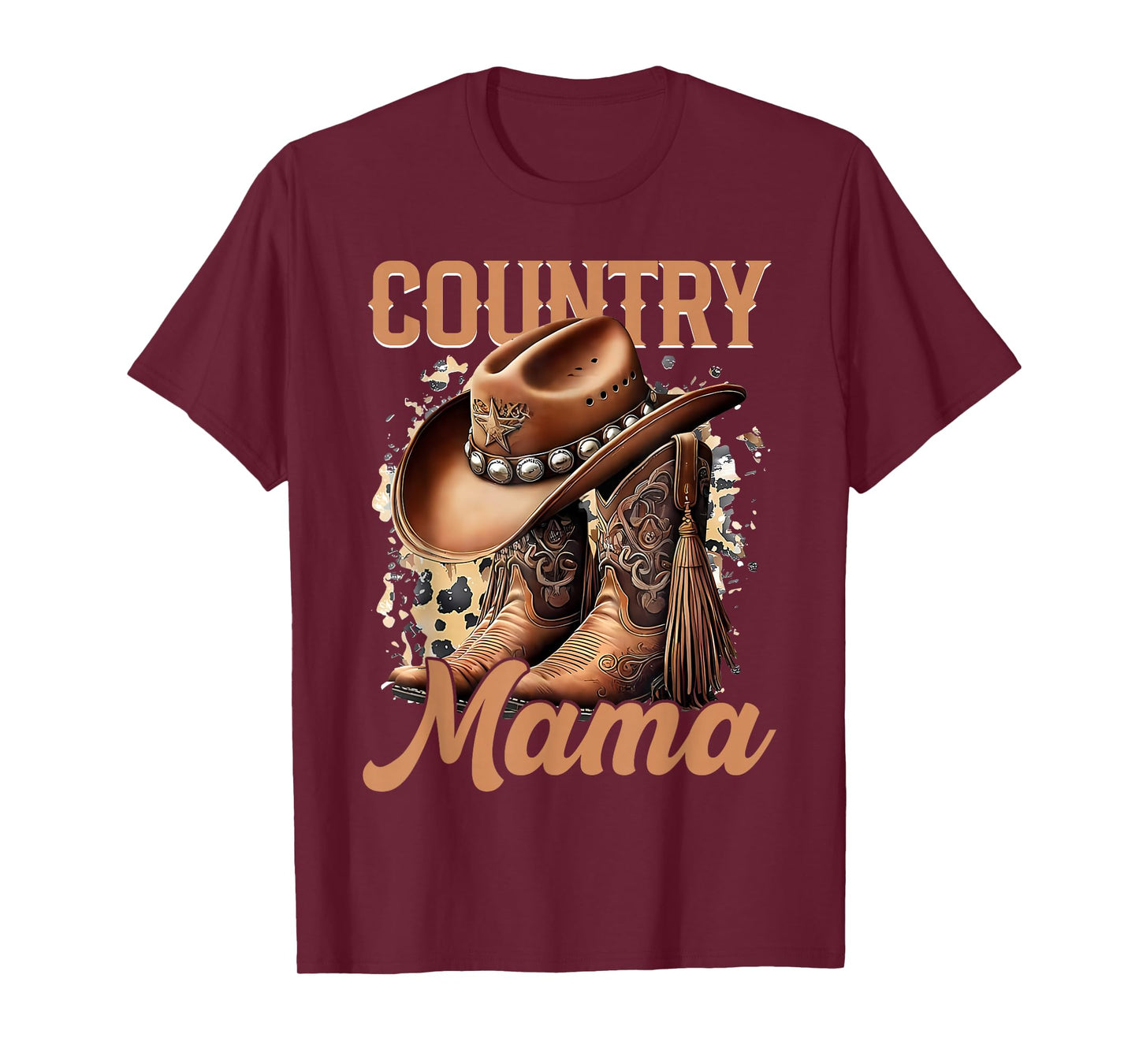 Retro Mama Western Cowgirls Mother Day Family Matching T-Shirt