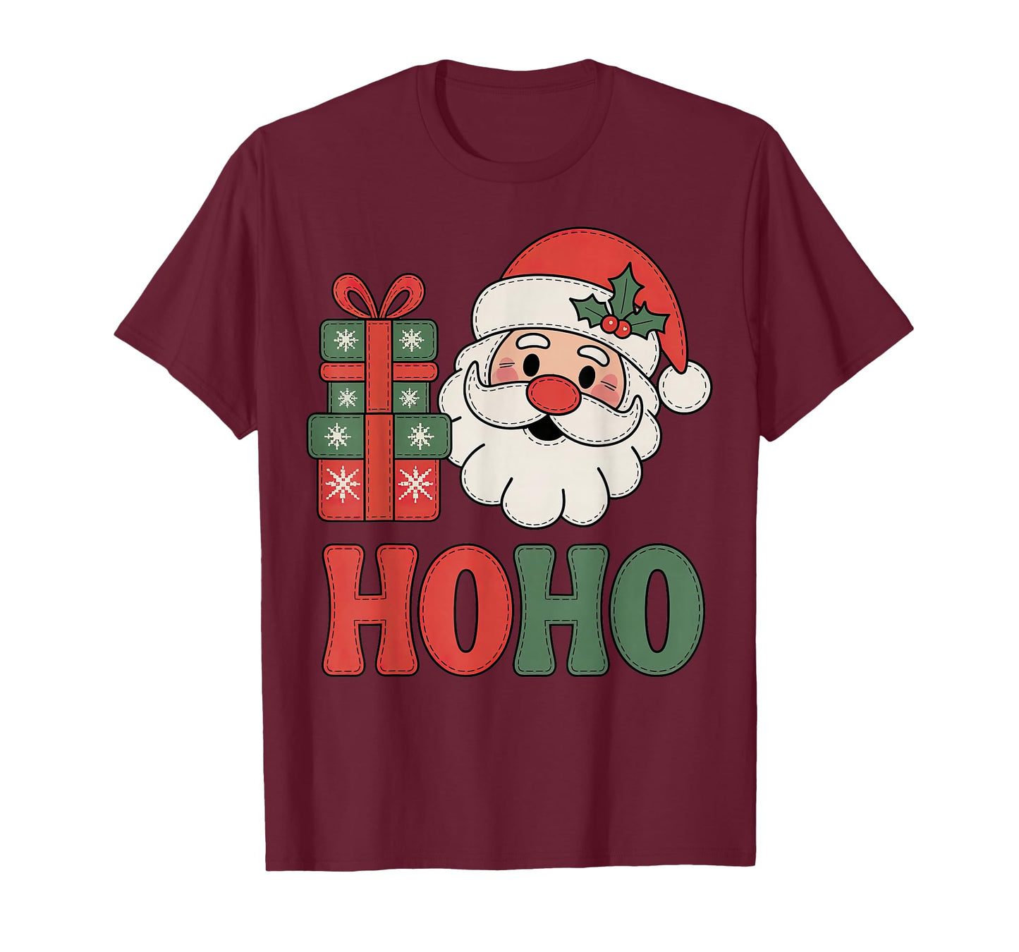 Santa HoHo Classic Americana Retro Country Christmas T-Shirt