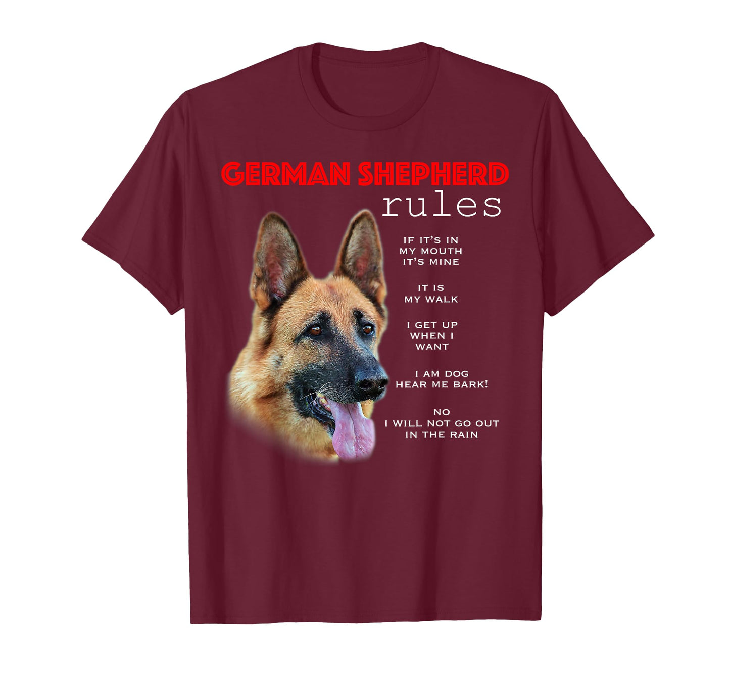 Funny rules for the owner of a German Shepherd T-Shirt