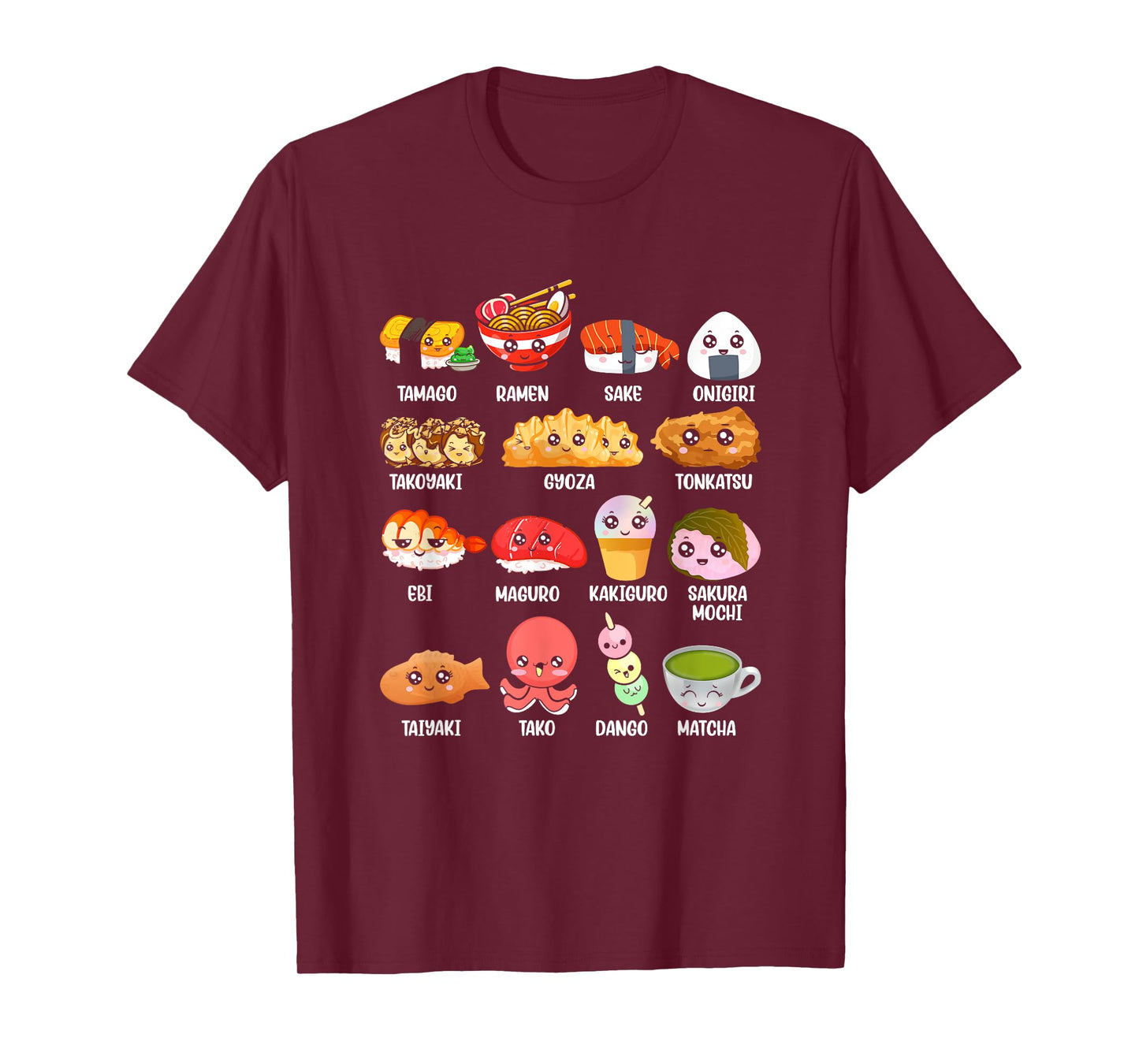 Funny Japanese Asian Food Fan Kawaii Ramen Sushi Japan Lover T-Shirt