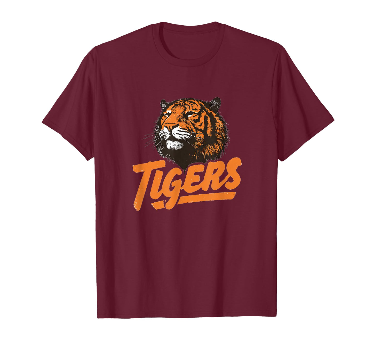 Great Tigers Look with Big Cat Head T-Shirt