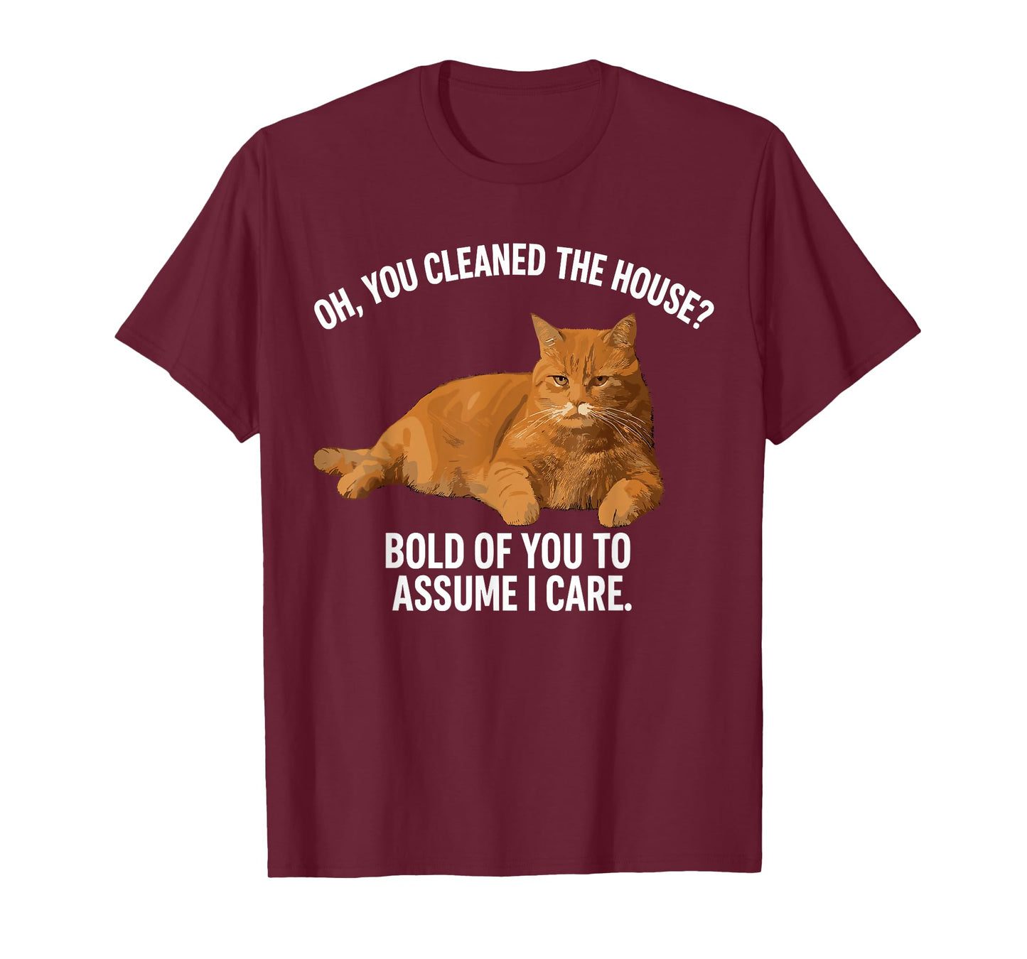 Oh You Cleaned The House Bold of You to Assume T-Shirt