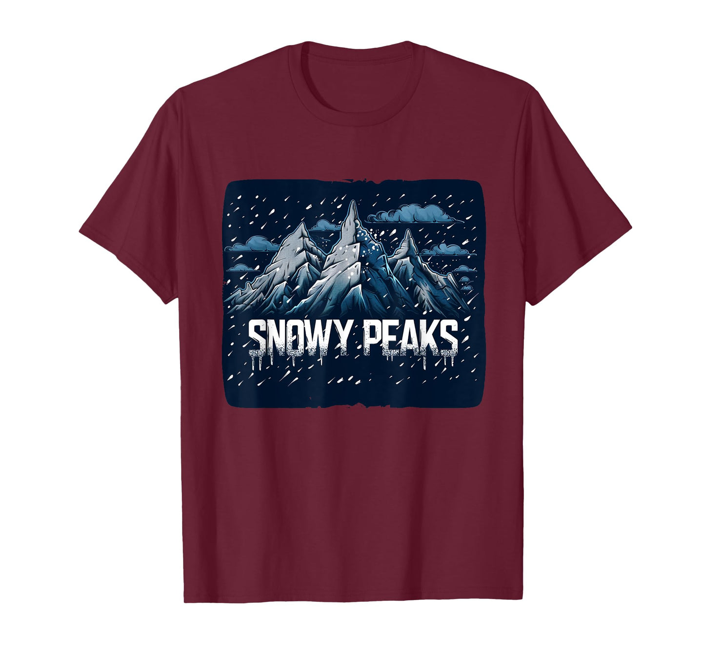 Snowy Peaks Statement for an Alpine Adventure Look T-Shirt