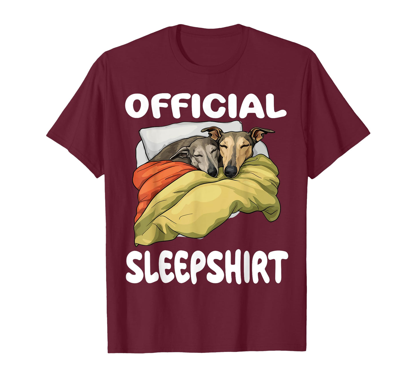 Greyhound Dog Official Sleepshirt Pajamas Nightgown Men Women Girls Kids T-Shirt