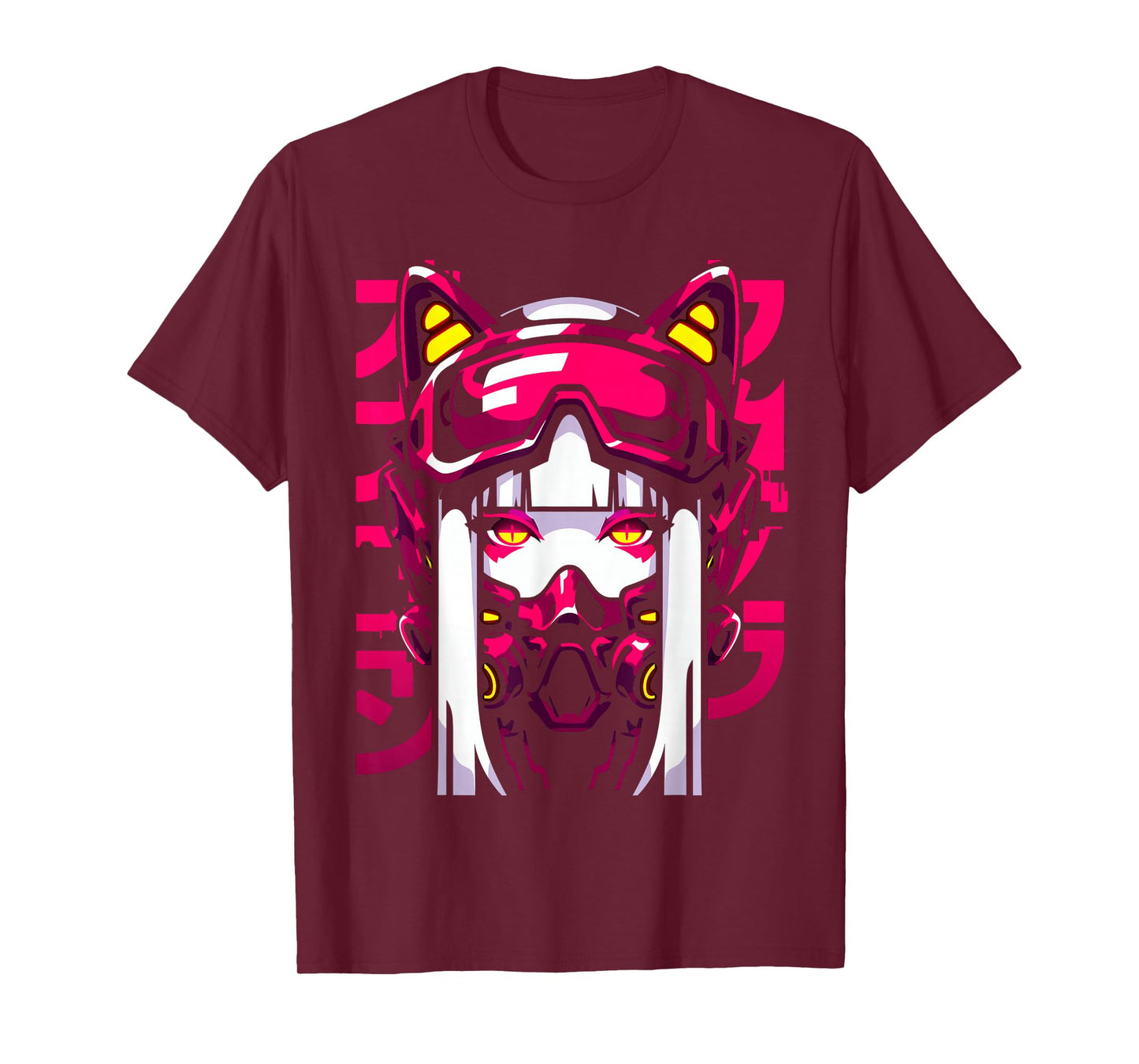 Anime Manga Cyberpunk Aesthetic Techwear Harajuku Waifu T-Shirt