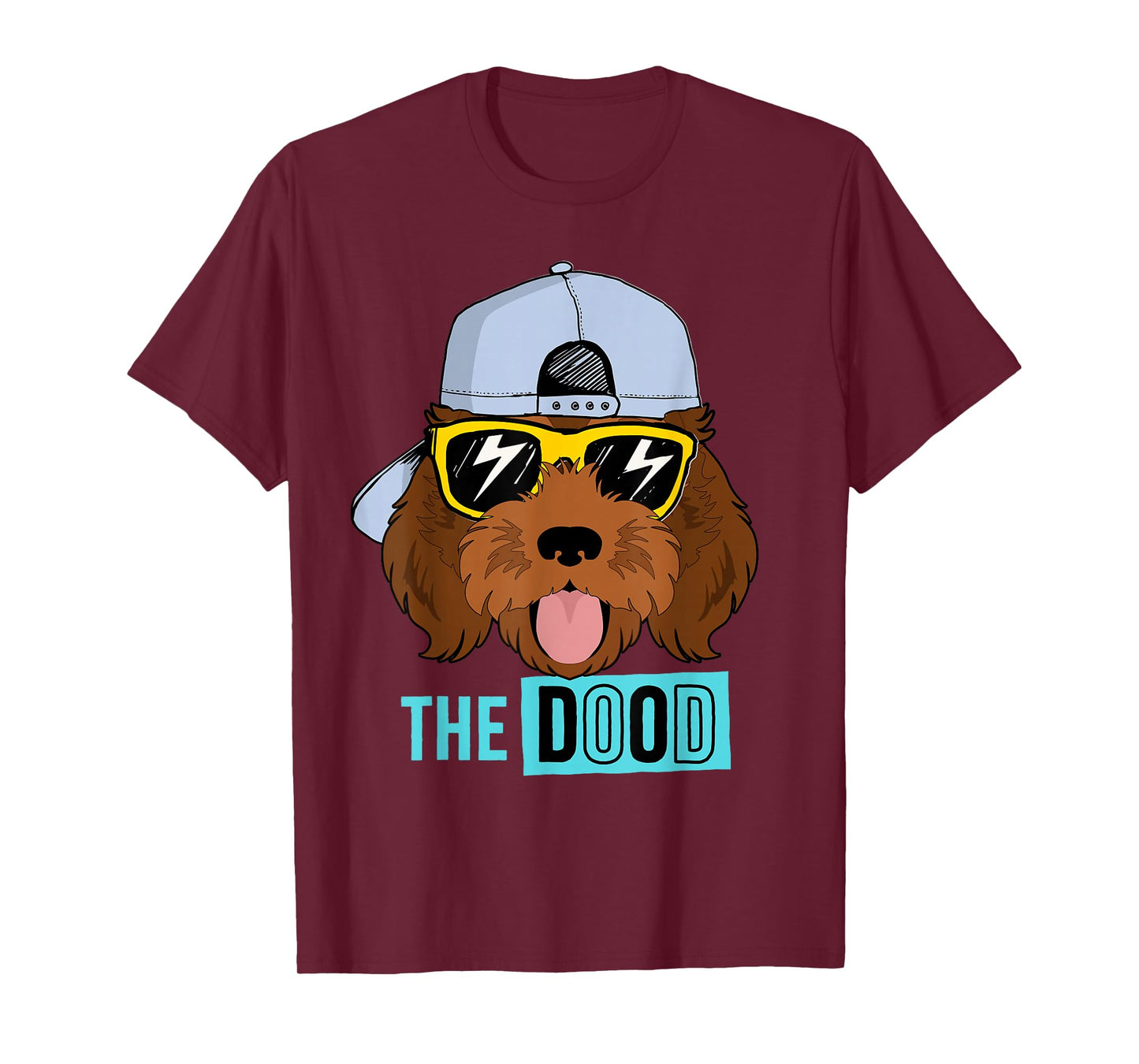 Chocolate Golden Doodle Dog, The Dood Brown Gooldendoodle T-Shirt