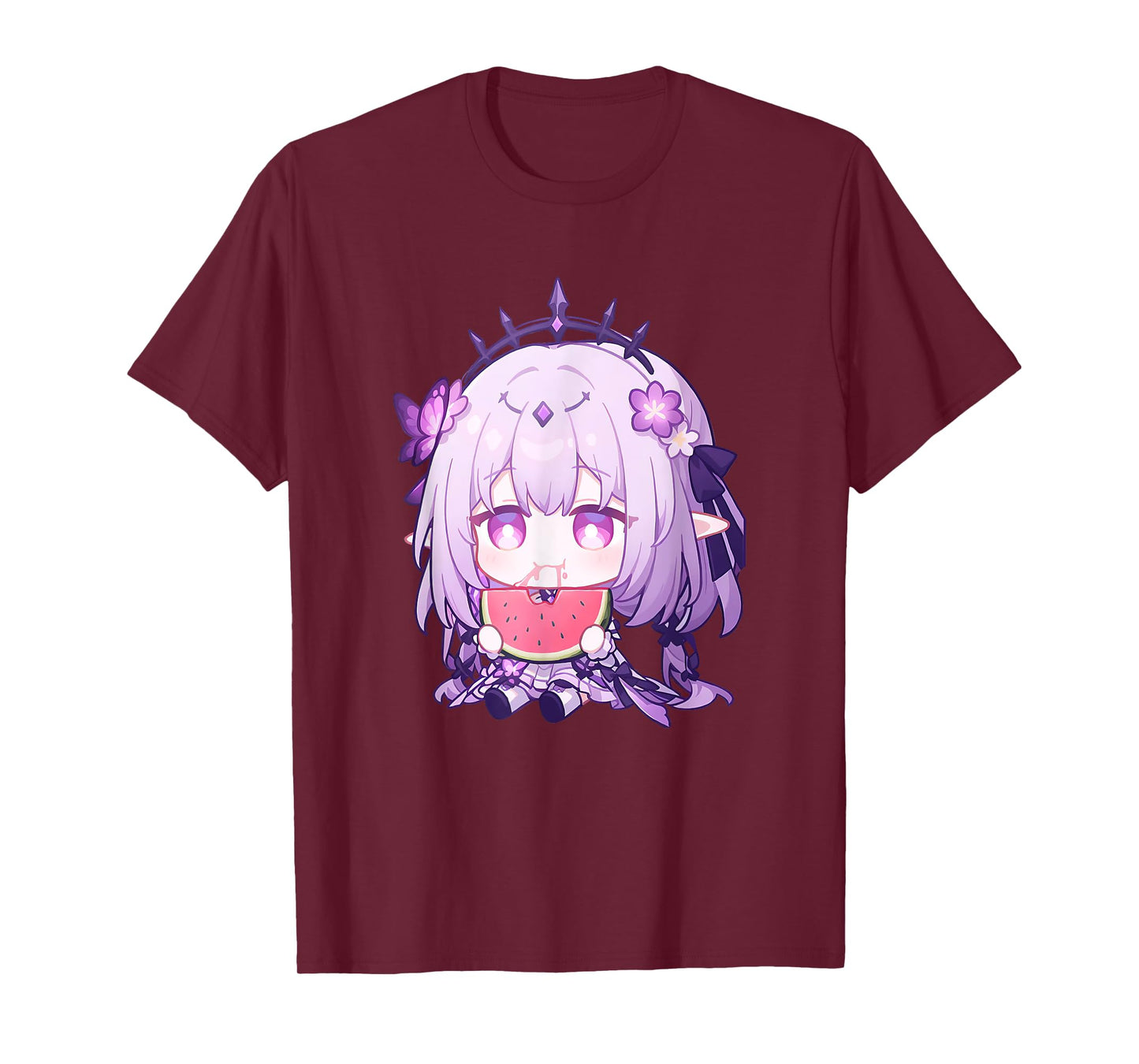 Castorice Chibi Dan Heng Marth 7th HSR Gacha Games Funny T-Shirt