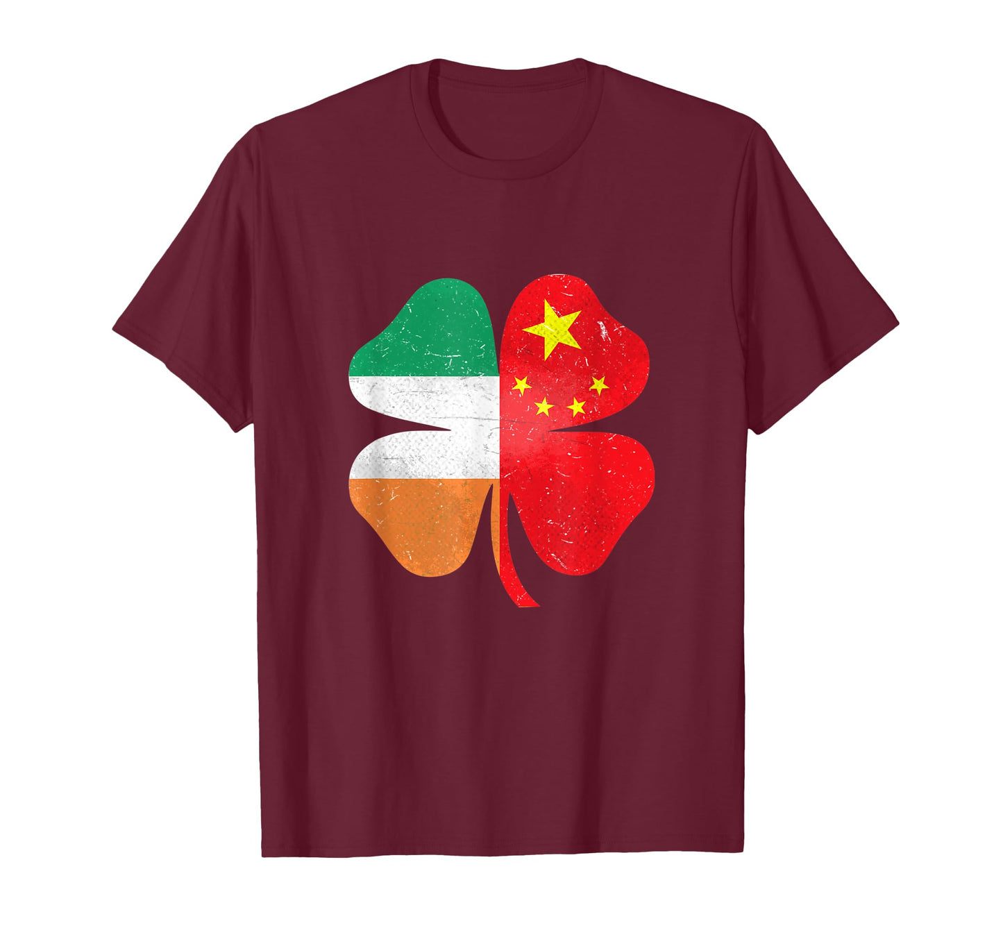 Chinese Irish Shamrock China Ireland St. Patrick's Day T-Shirt